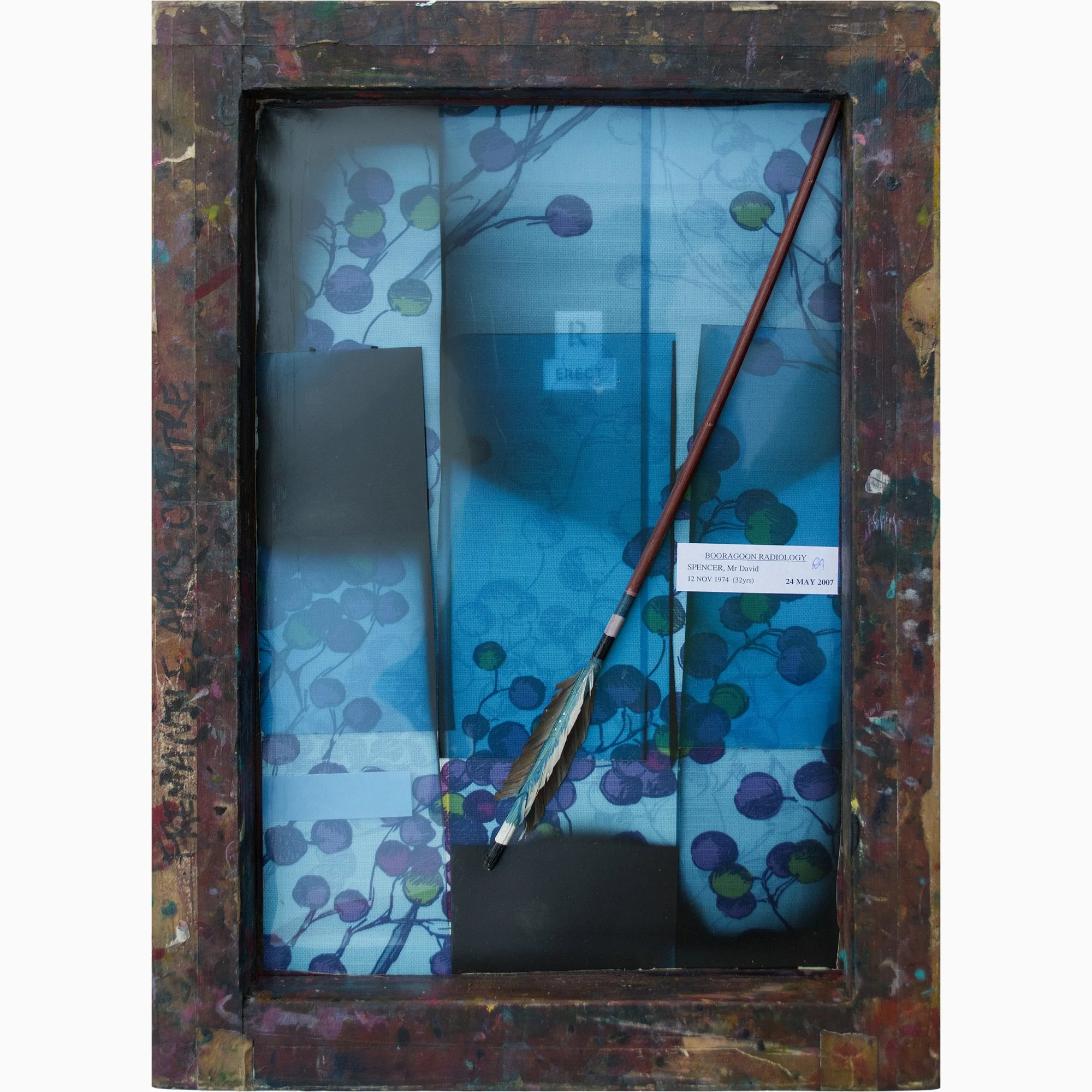 Abstract sculpture for the Ephemeral collection - textured, colour and spontaneous artwork.