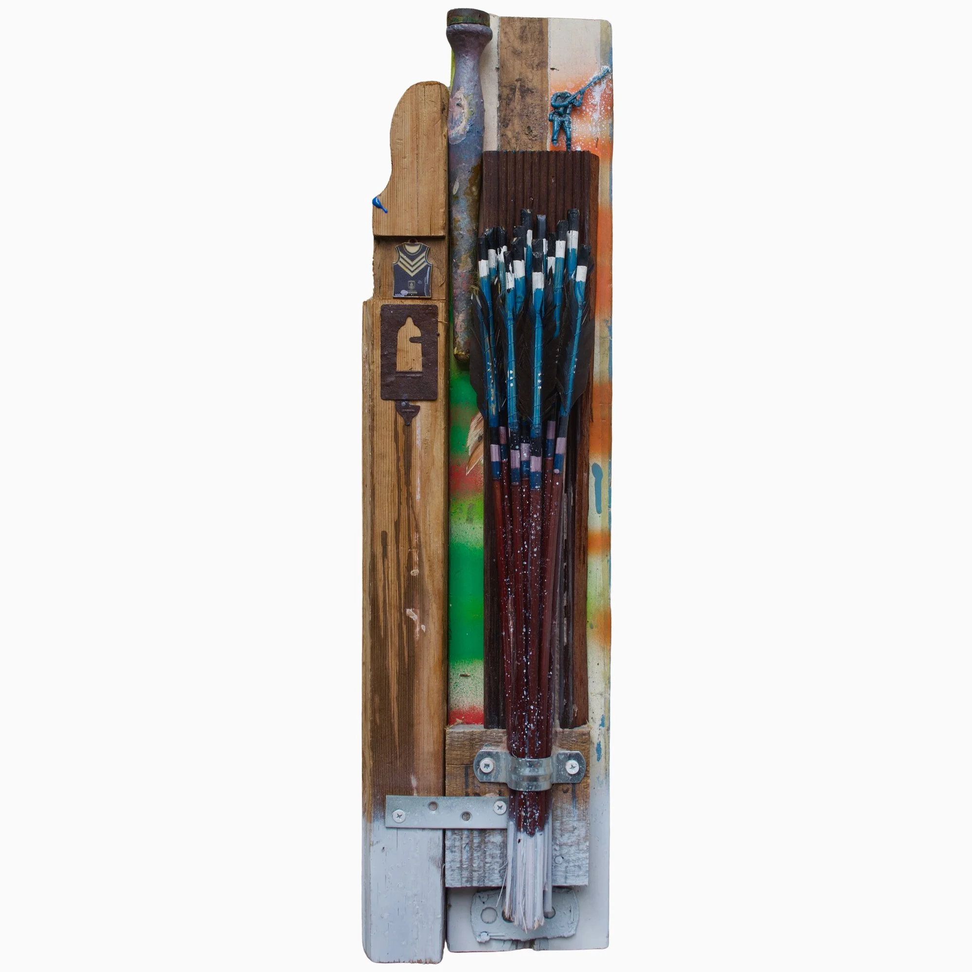 Abstract sculpture for the Ephemeral collection - textured, colour and spontaneous artwork.