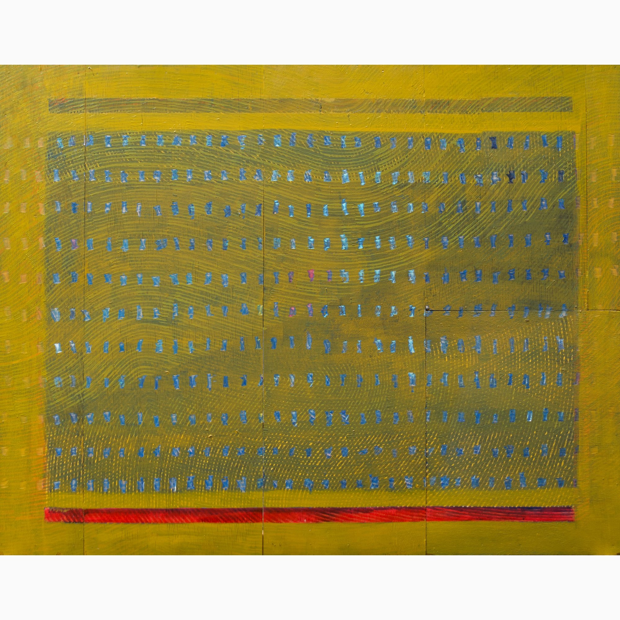David Spencer - Original Abstract Painting. Large mixed media canvas by acclaimed Fremantle artist David Spencer.  Bold colour, raw texture, deep emotion. Available to collect.
