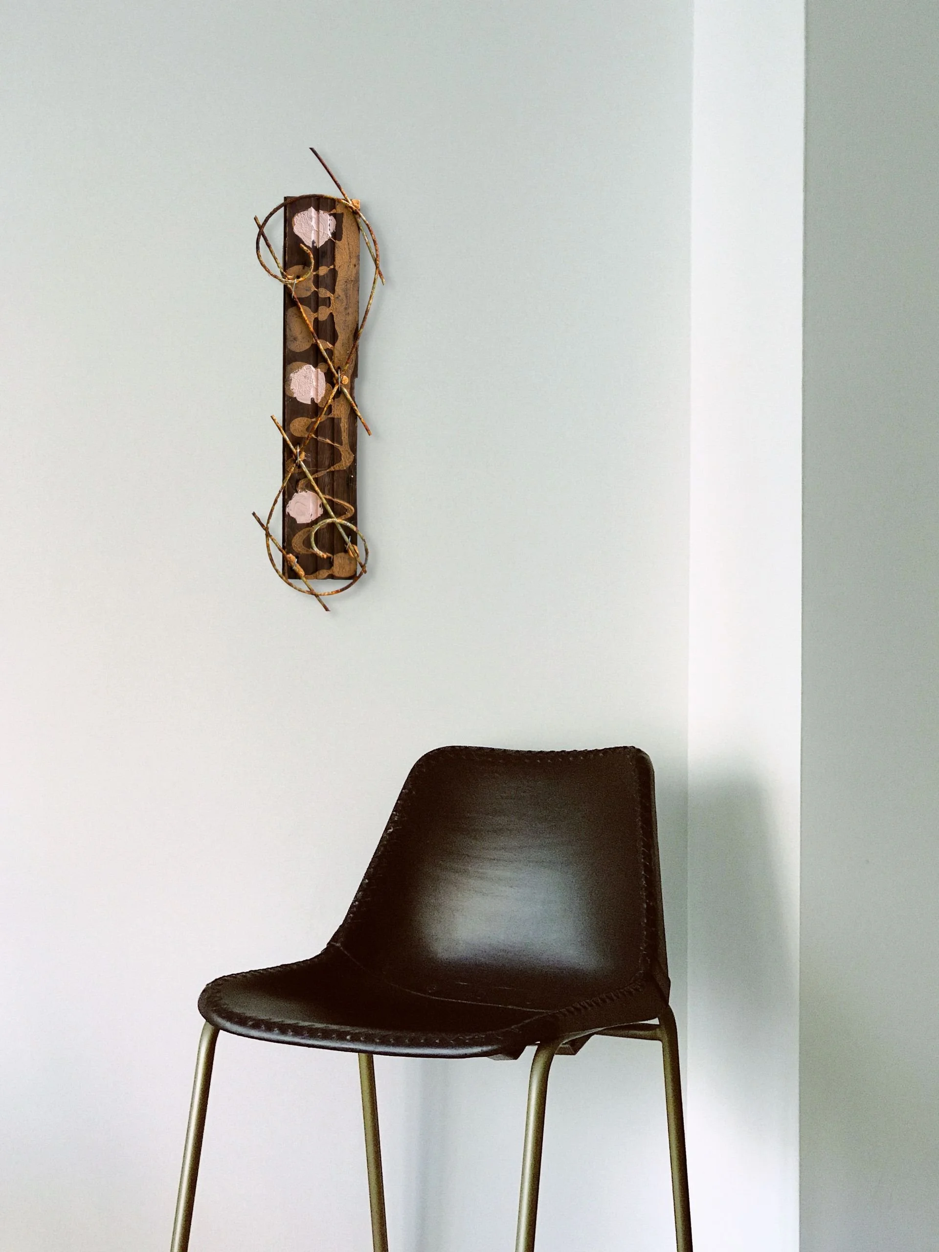 Abstract sculpture for the Ephemeral collection - textured, colour and spontaneous artwork.