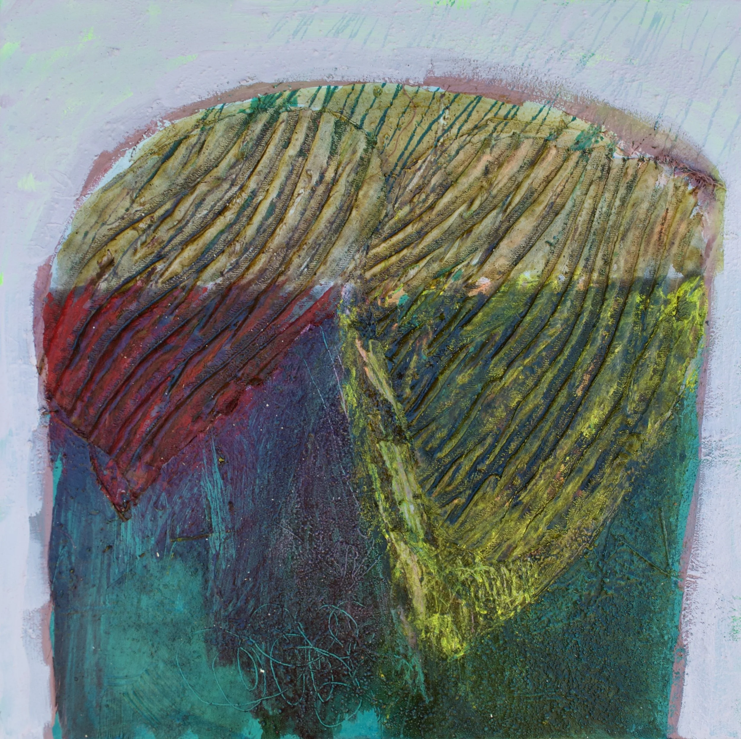 Abstract painting for the Ephemeral collection - textured, colour and spontaneous artwork