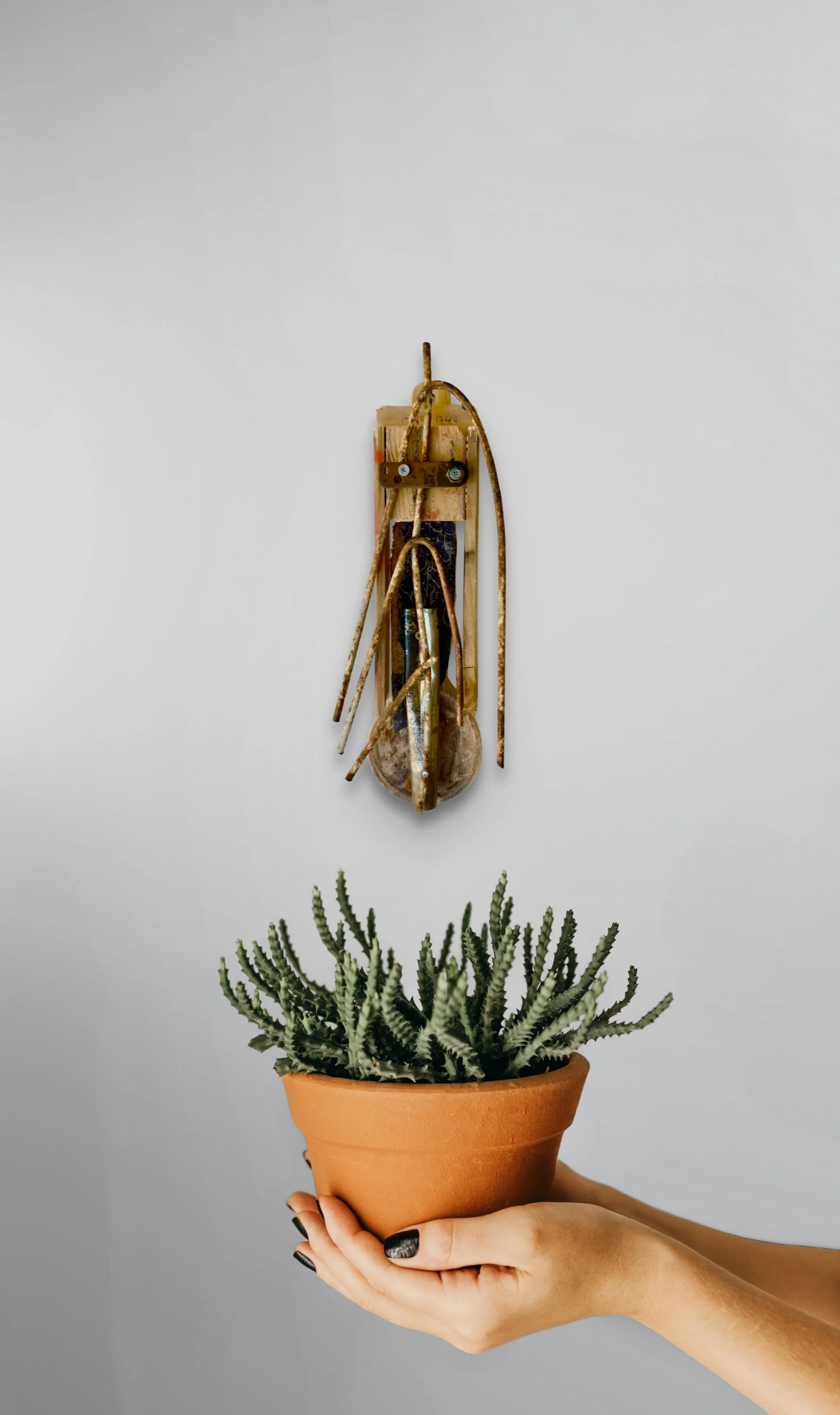 Abstract sculpture for the Ephemeral collection - textured, colour and spontaneous artwork.