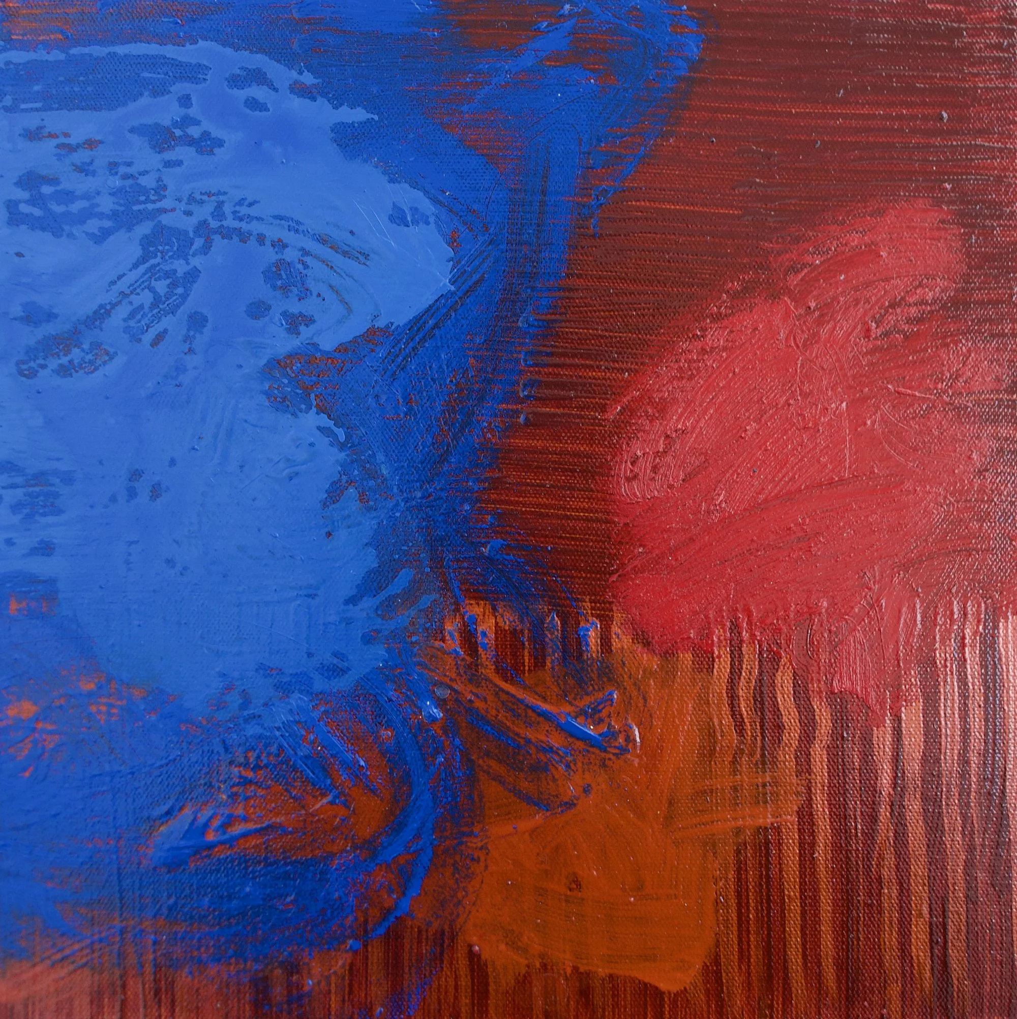 Painting by acclaimed Fremantle artist David Spencer. Bold colour, raw texture, deep emotion. Available to collect.