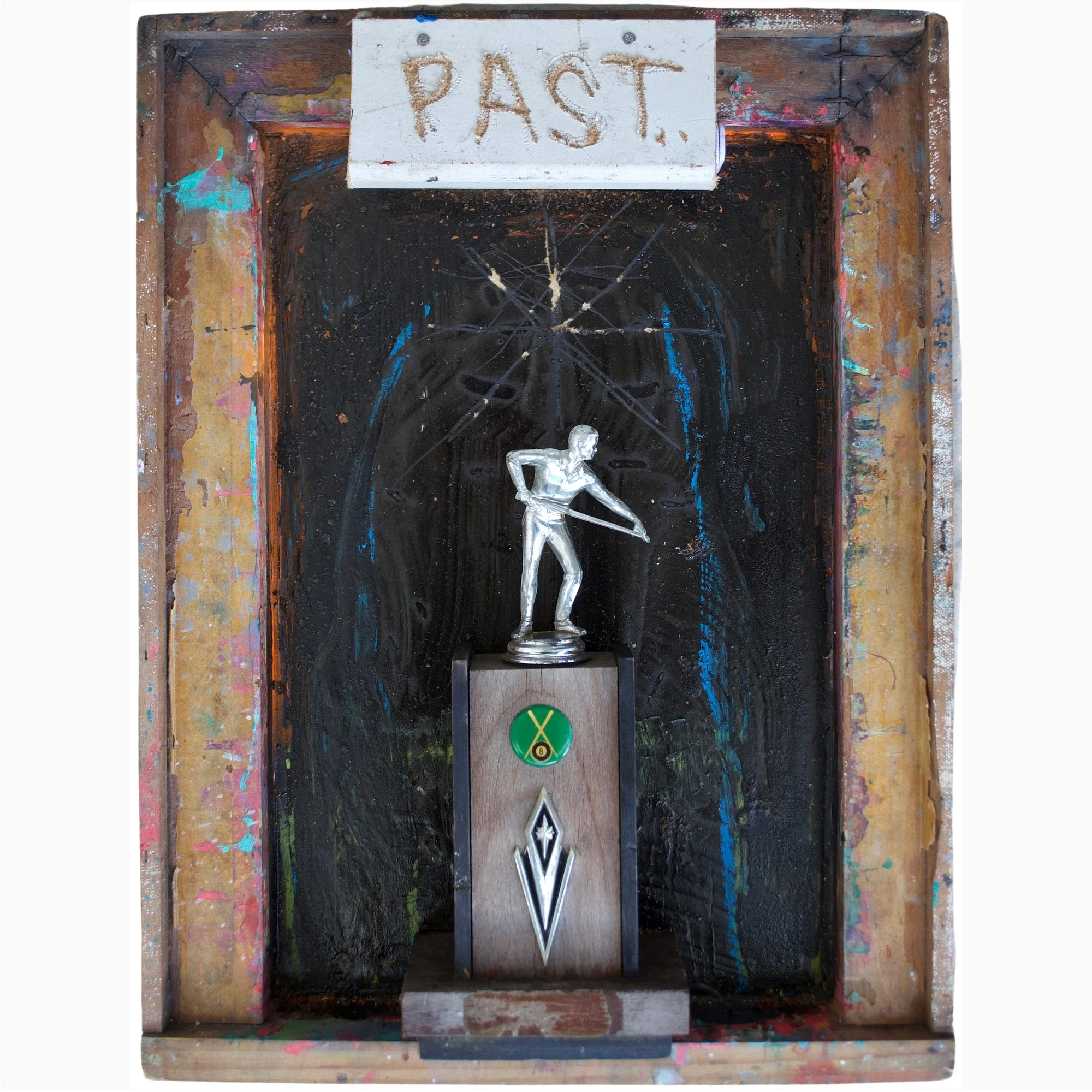 Abstract sculpture for the Ephemeral collection - textured, colour and spontaneous artwork.