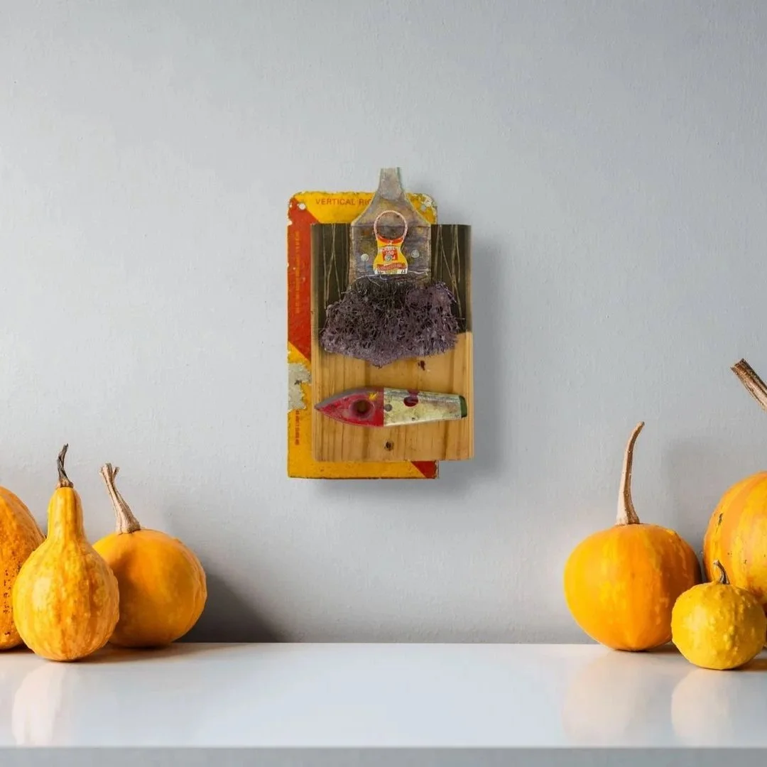 Abstract sculpture for the Ephemeral collection - textured, colour and spontaneous artwork. (Copy)