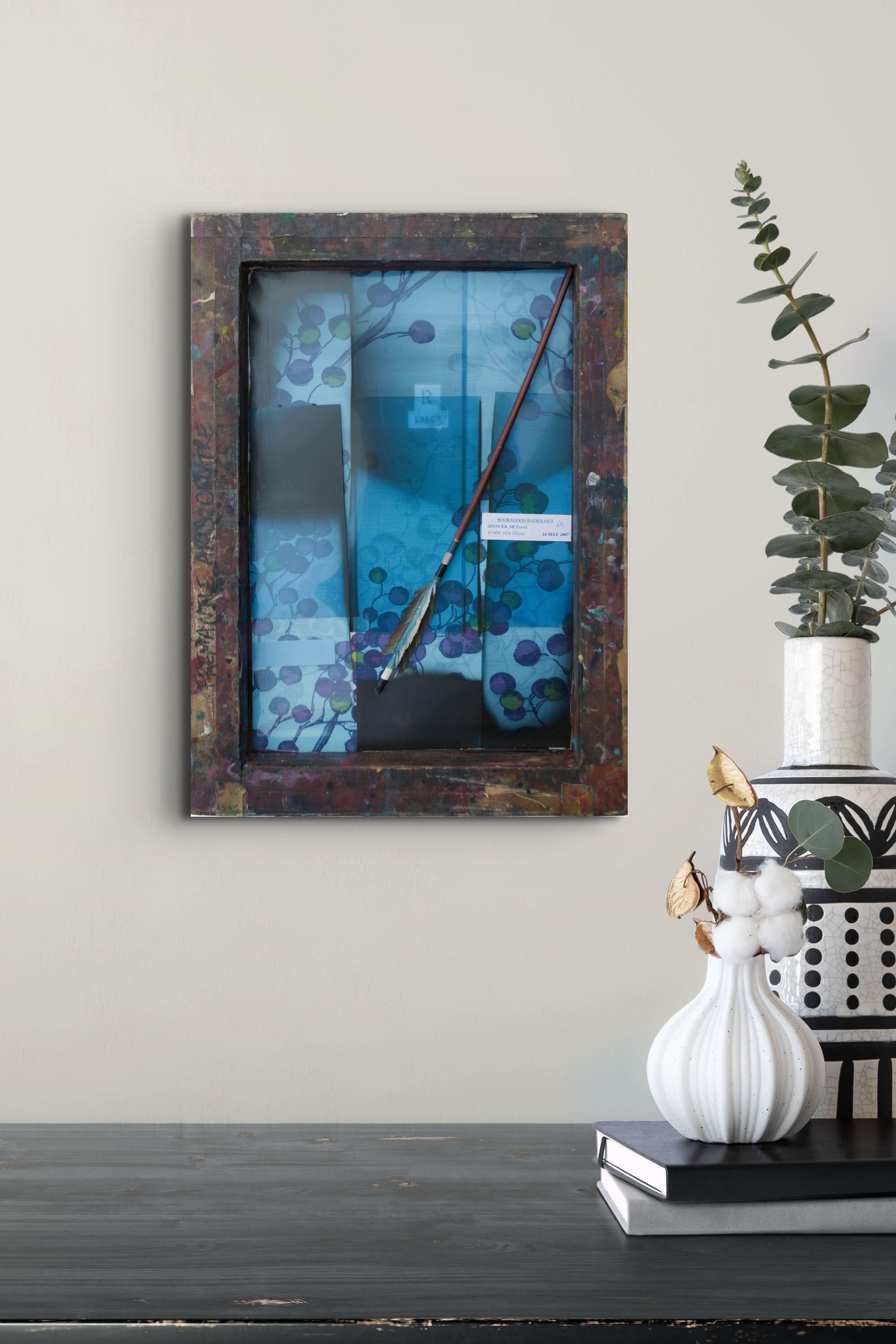 Abstract sculpture for the Ephemeral collection - textured, colour and spontaneous artwork.