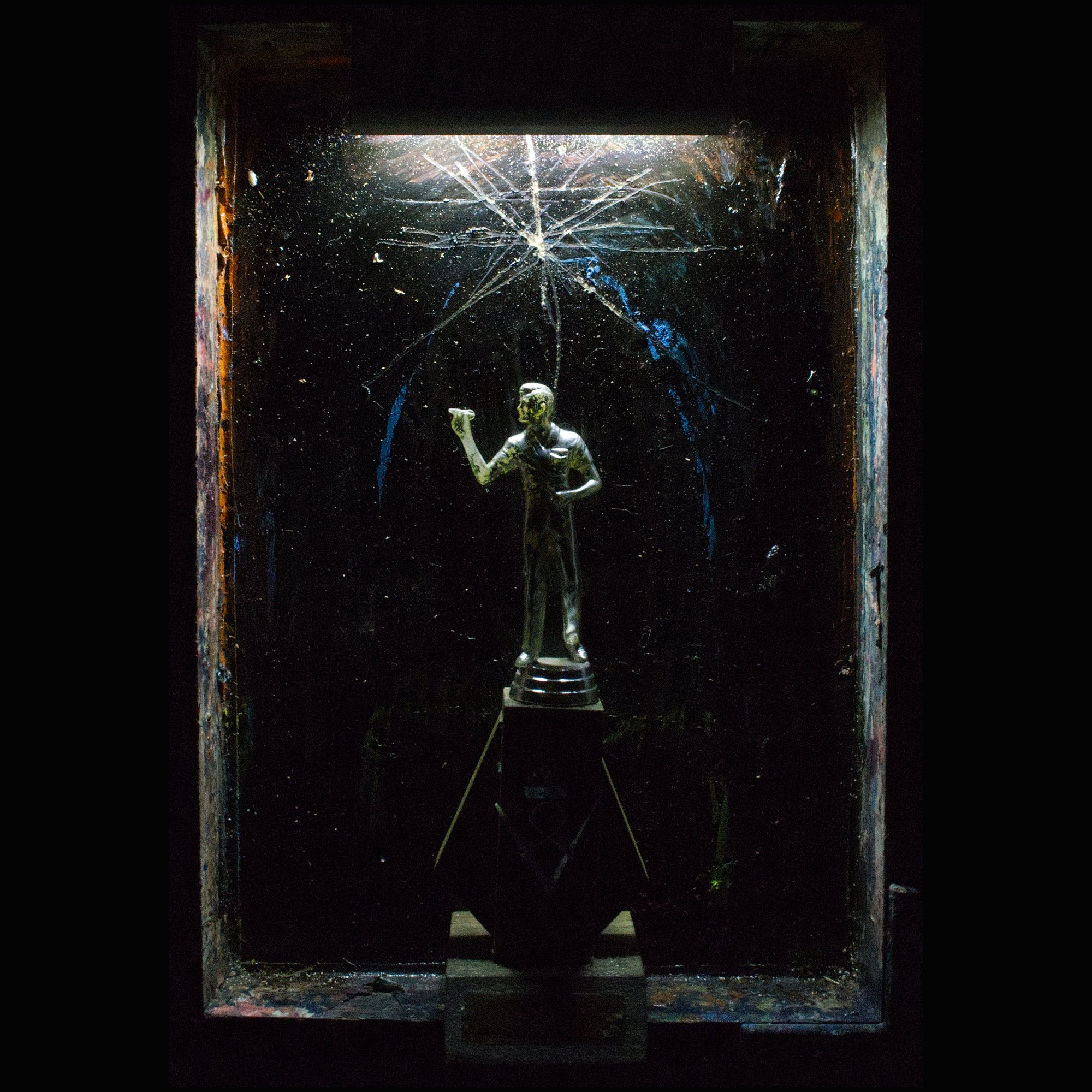 Abstract sculpture for the Ephemeral collection - textured, colour and spontaneous artwork.