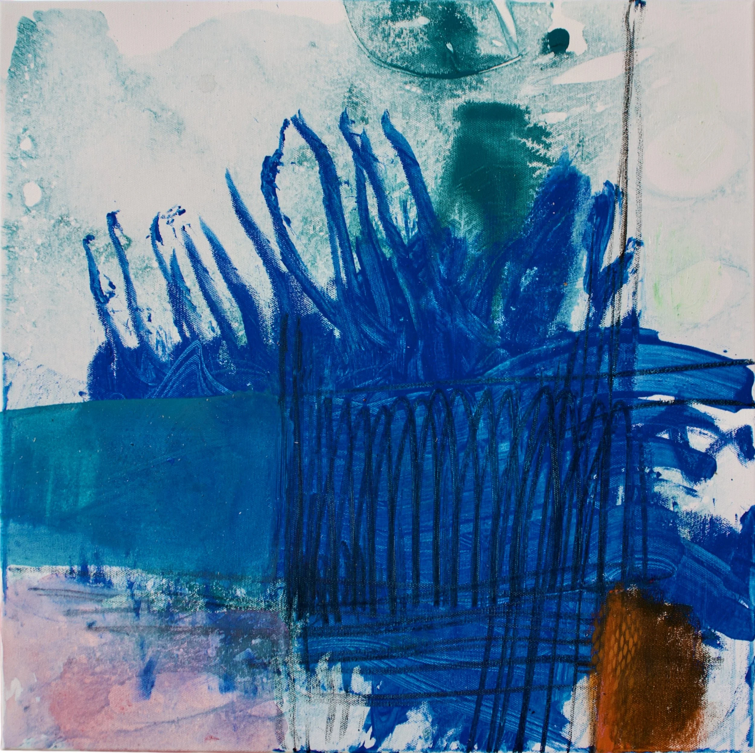 Abstract painting for the Ephemeral collection - textured, colour and spontaneous artwork.