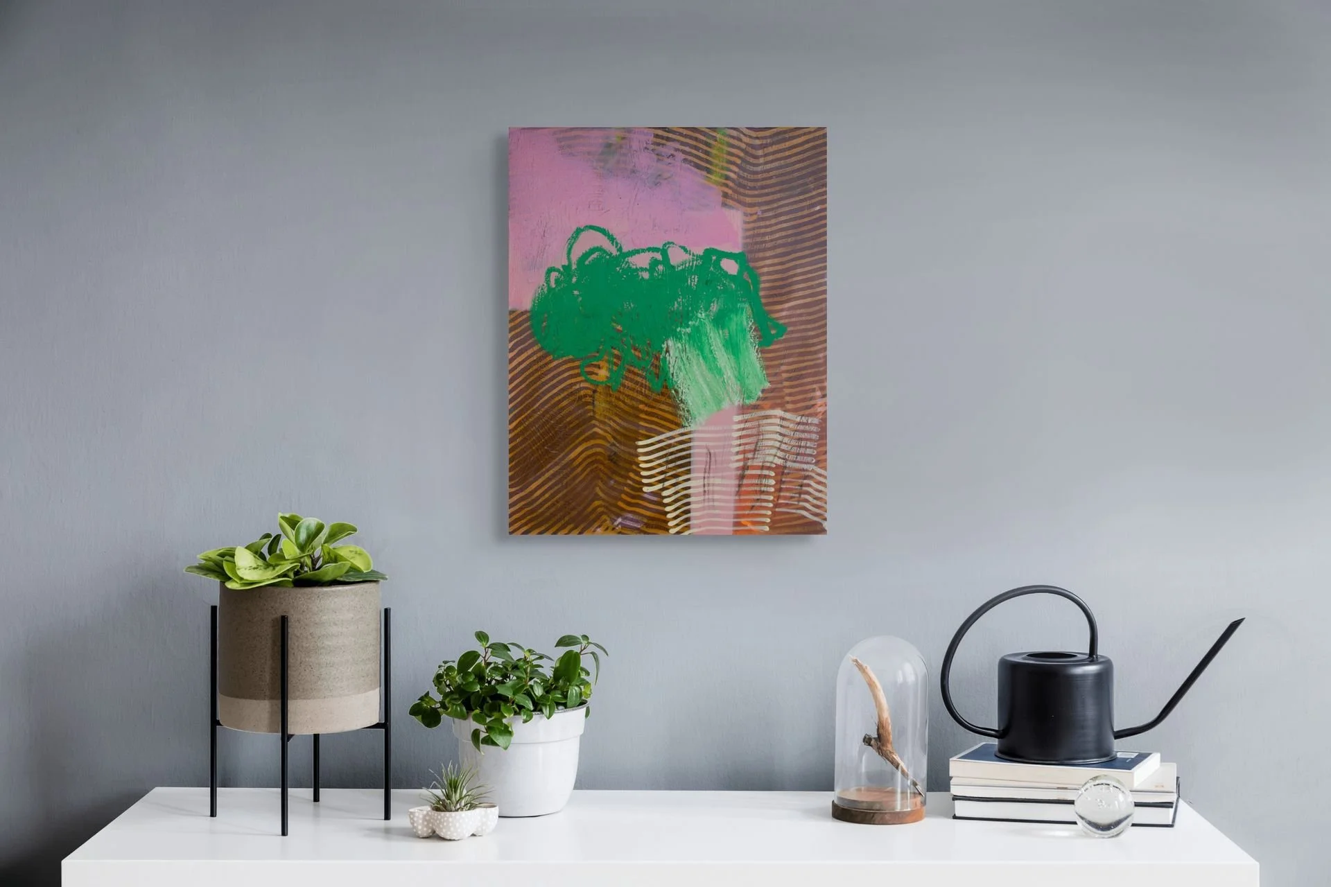 Abstract painting for the Ephemeral collection - textured, colour and spontaneous artwork.