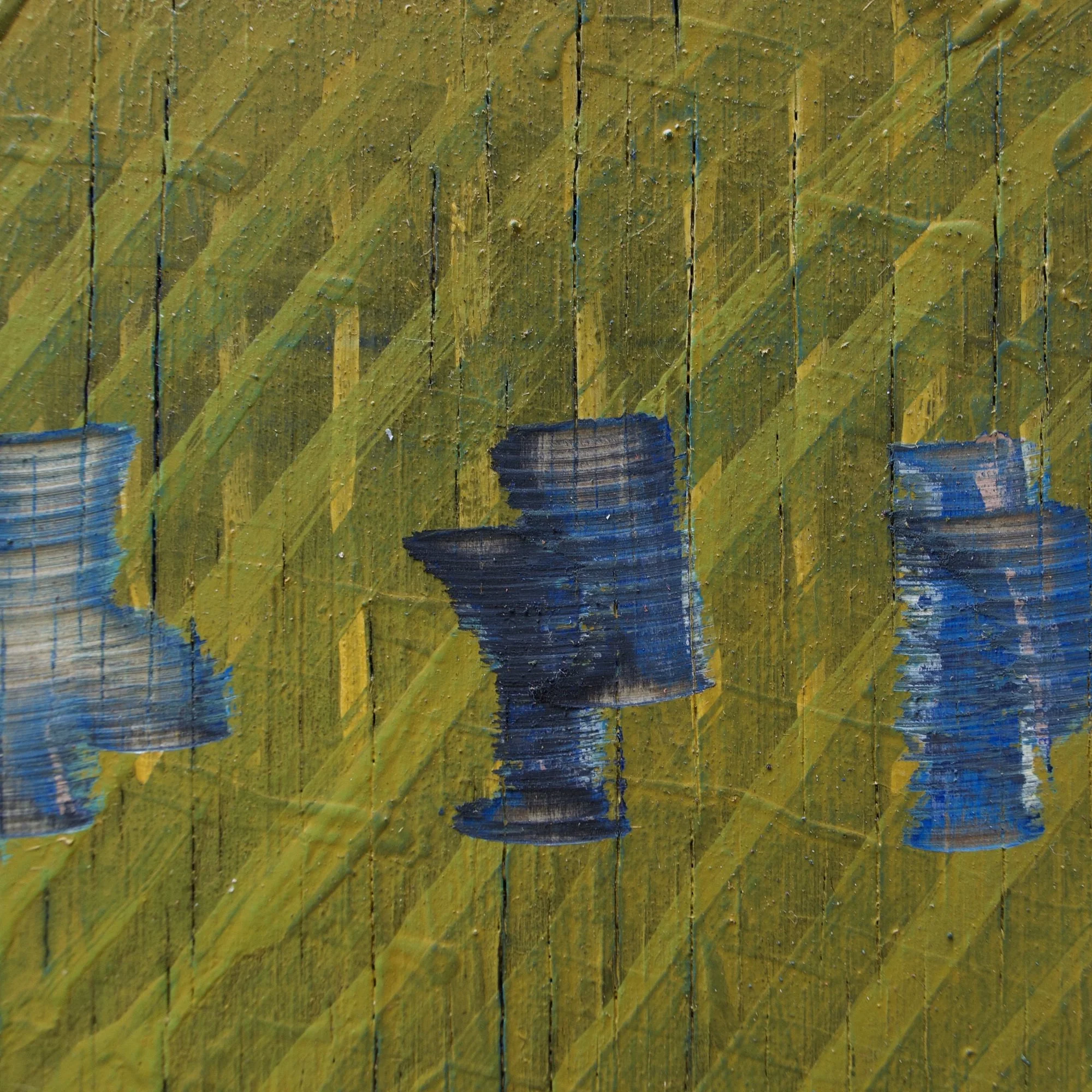 David Spencer - Original Abstract Painting. Large mixed media canvas by acclaimed Fremantle artist David Spencer.  Bold colour, raw texture, deep emotion. Available to collect.