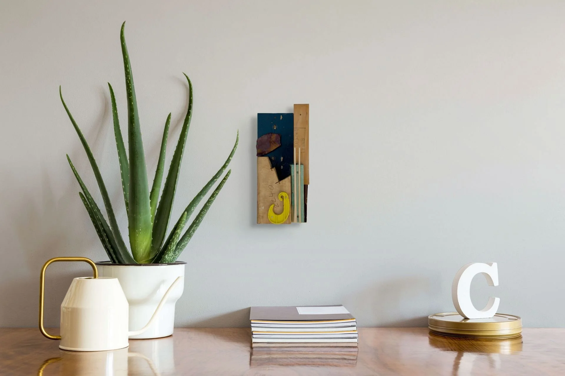 Abstract sculpture for the Ephemeral collection - textured, colour and spontaneous artwork.