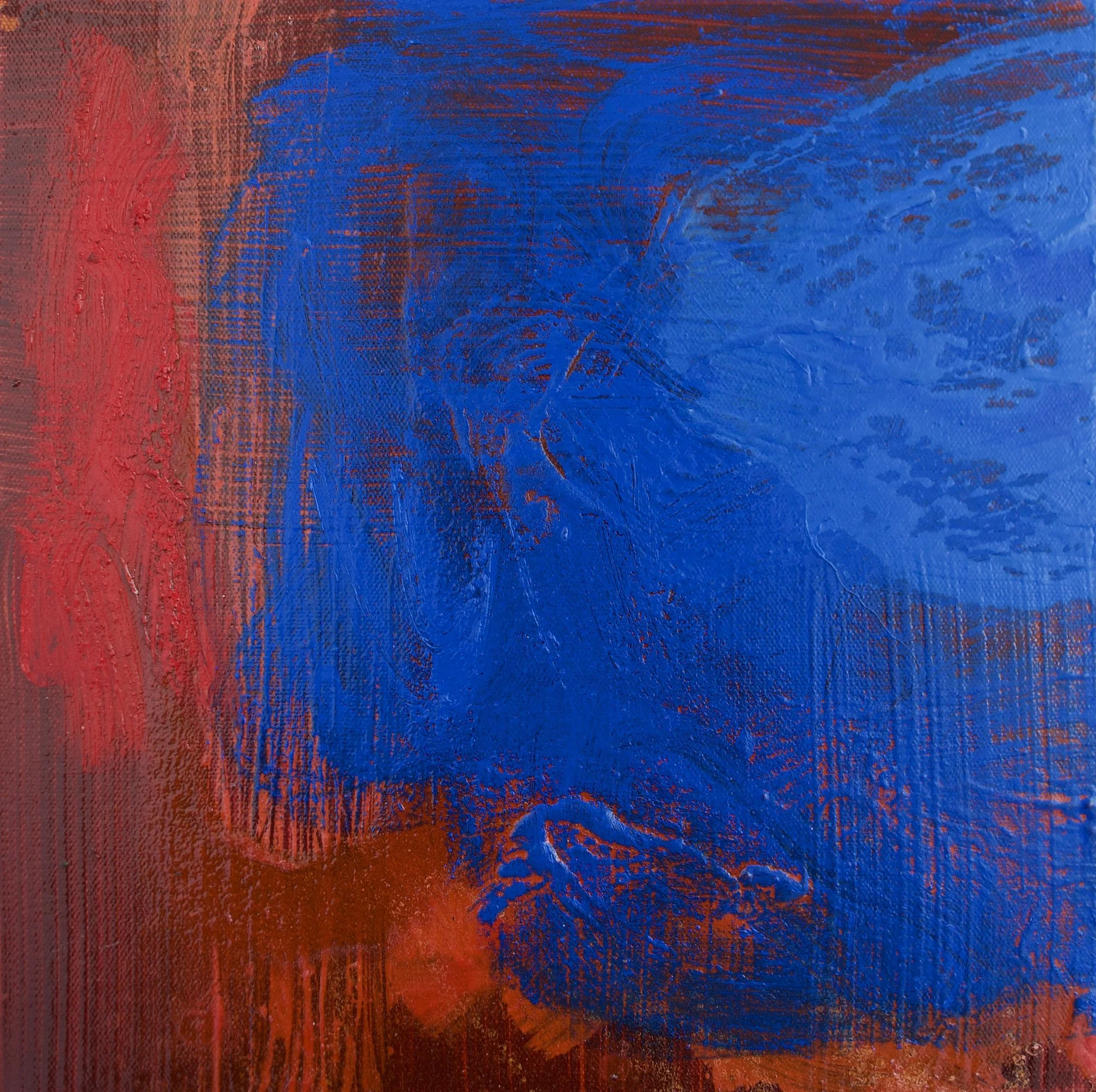 Painting by acclaimed Fremantle artist David Spencer. Bold colour, raw texture, deep emotion. Available to collect.
