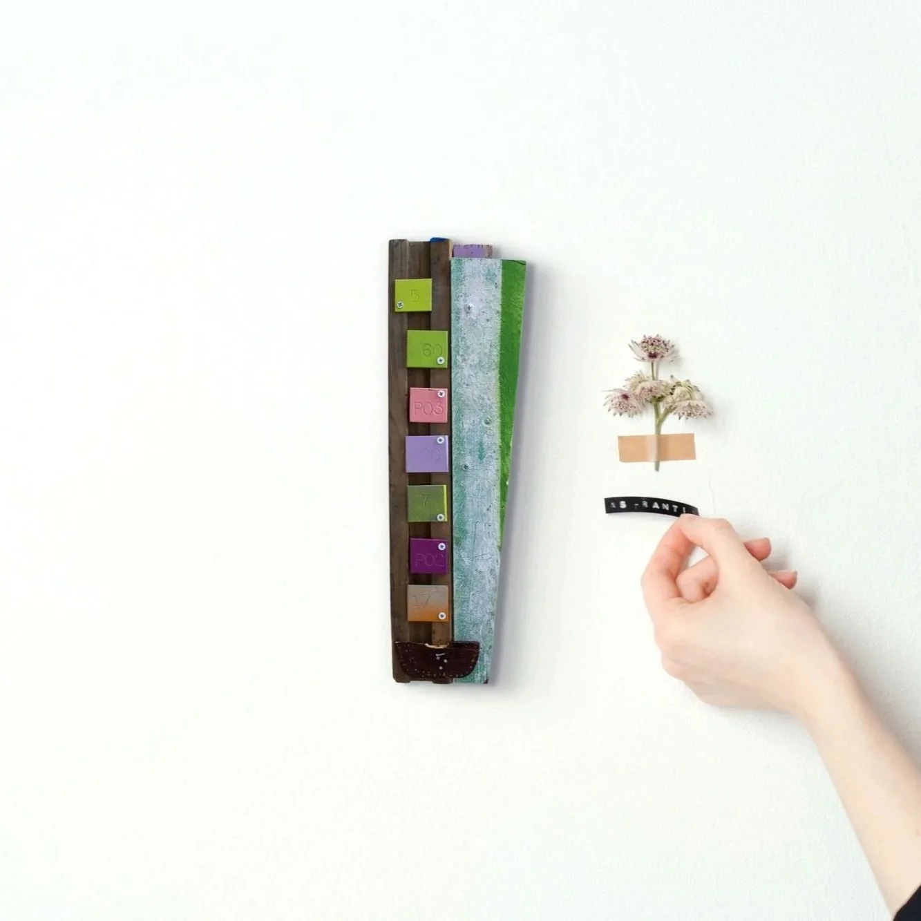 Abstract painting for the Ephemeral collection - textured, colour and spontaneous artwork.
