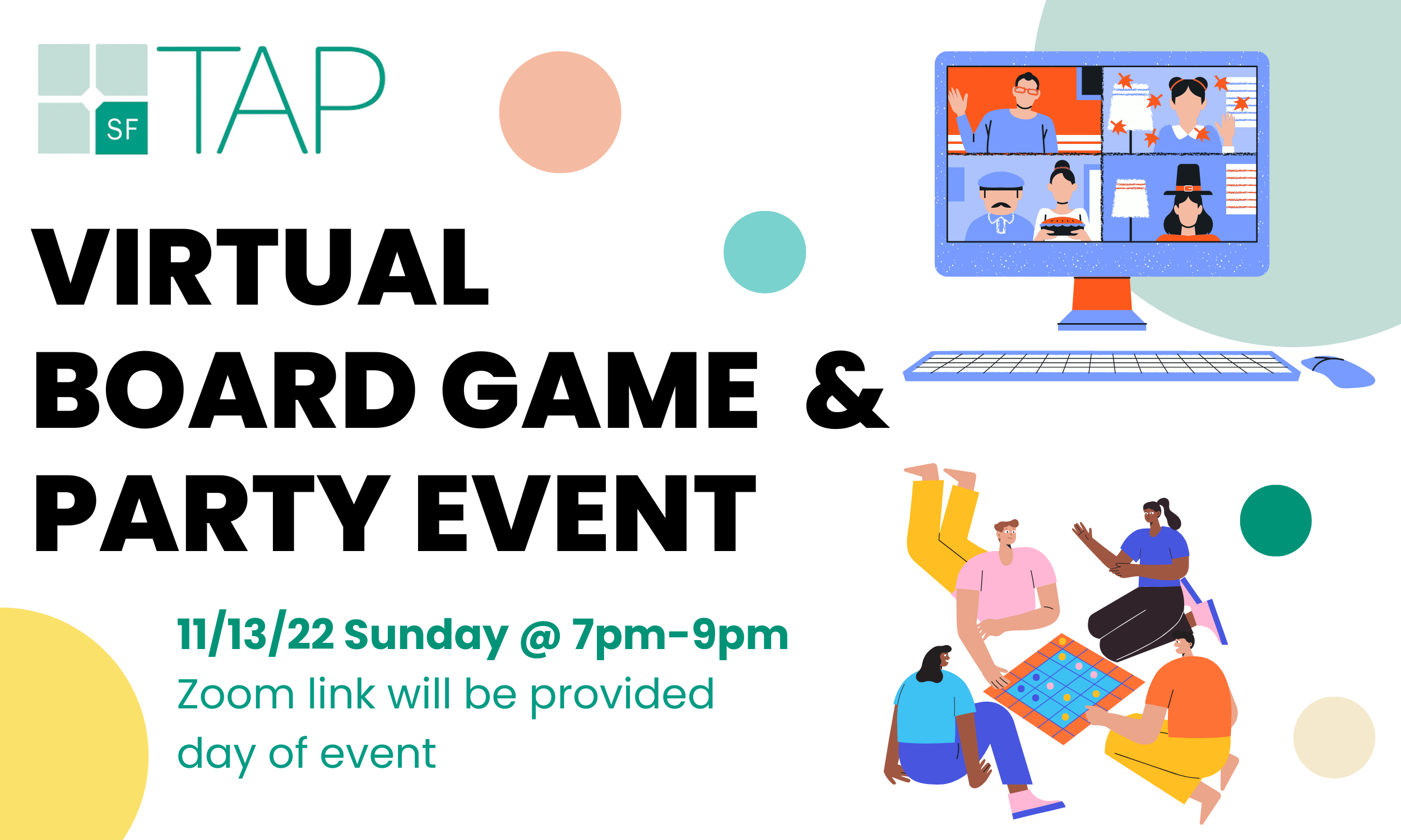 Virtual Board / Party Game Event — TAPSF