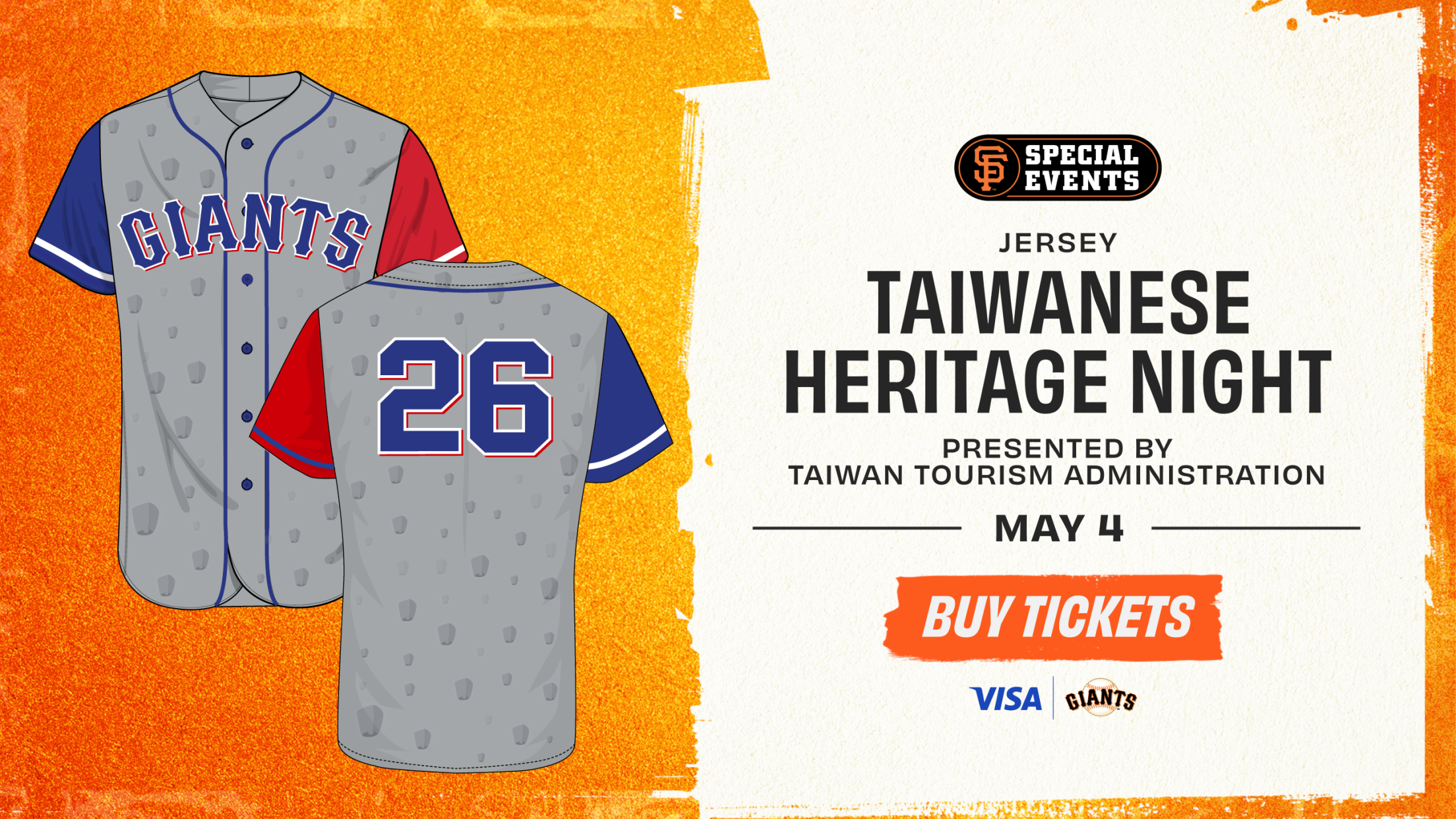 Taiwanese Heritage Night with TAP-SF and the San Francisco Giants!
