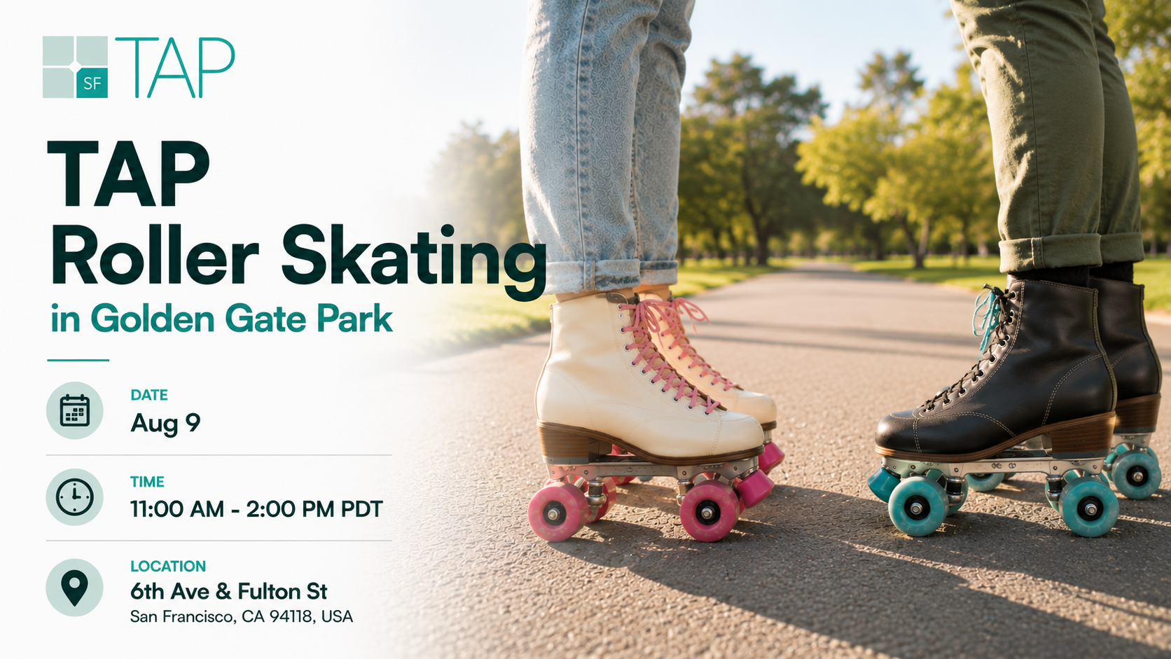 TAP Roller Skating in Golden Gate Park
