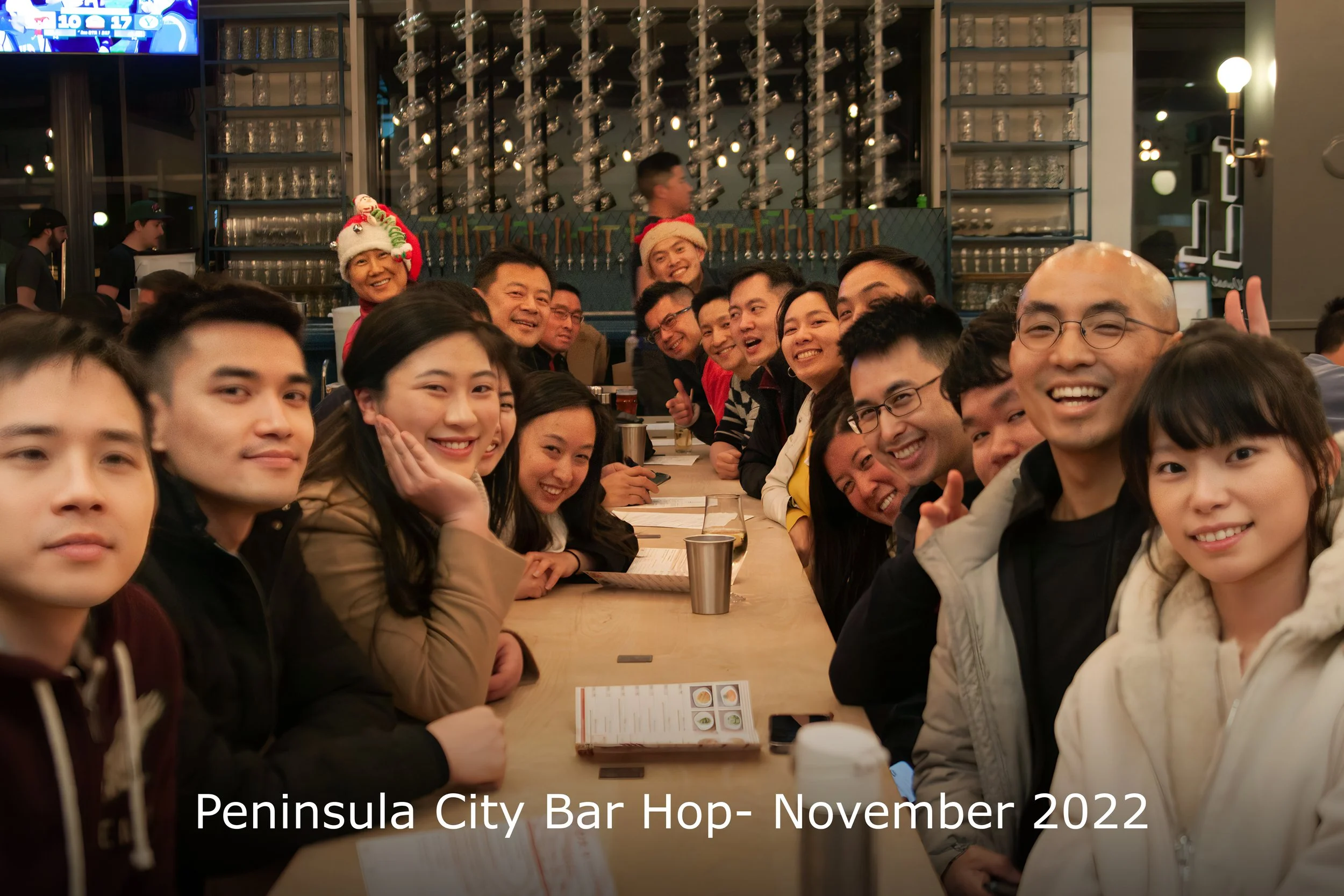 Peninsula City Bar Hop, November 2022