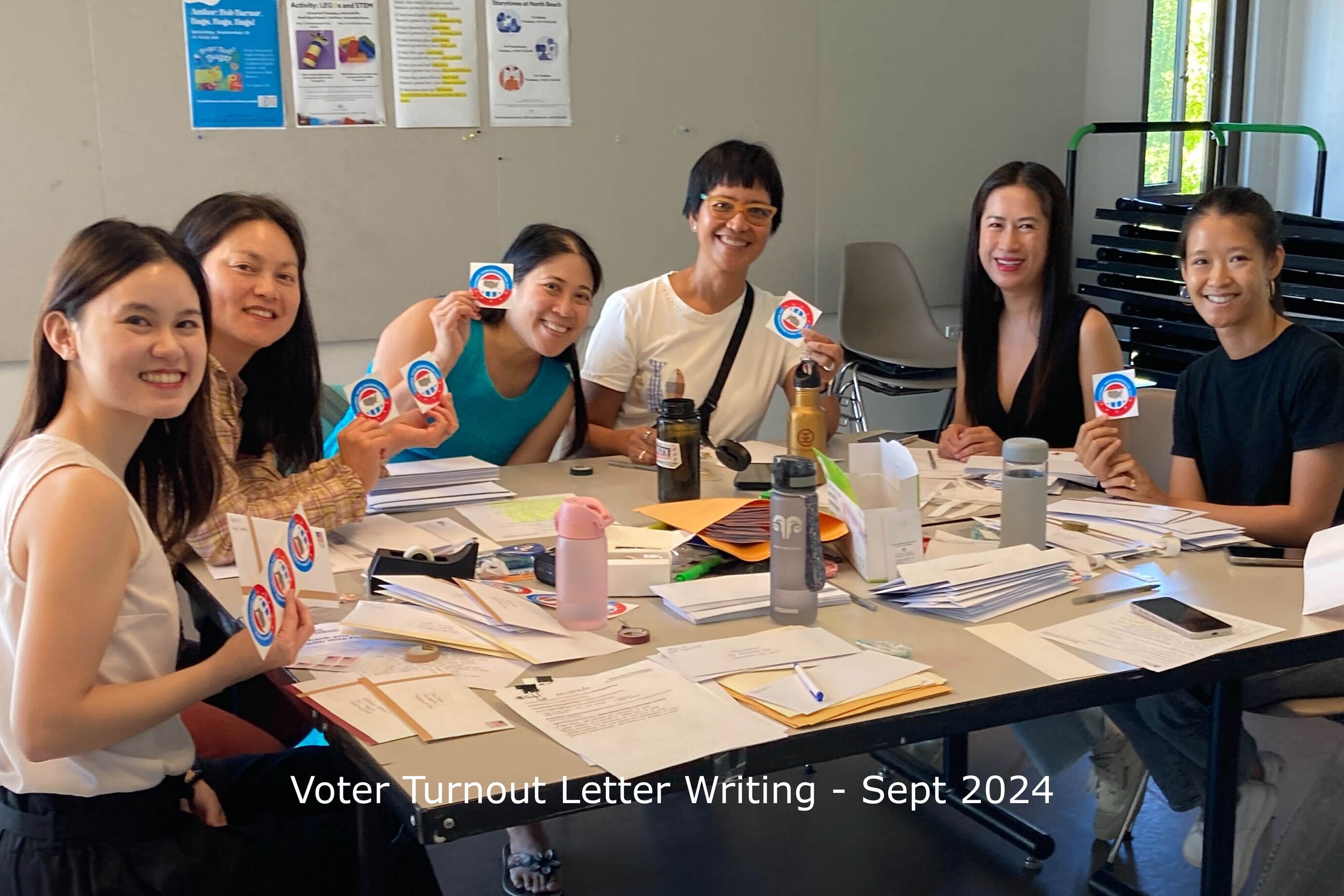 Voter turnout letter writing