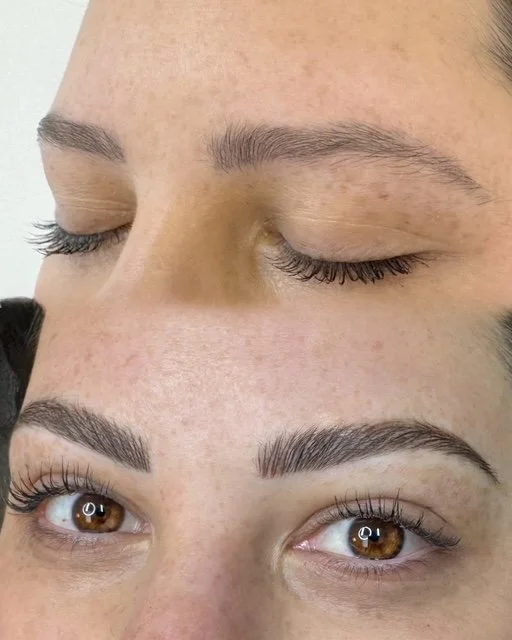 microblading and nano brows help sparse brows and restore brow shape