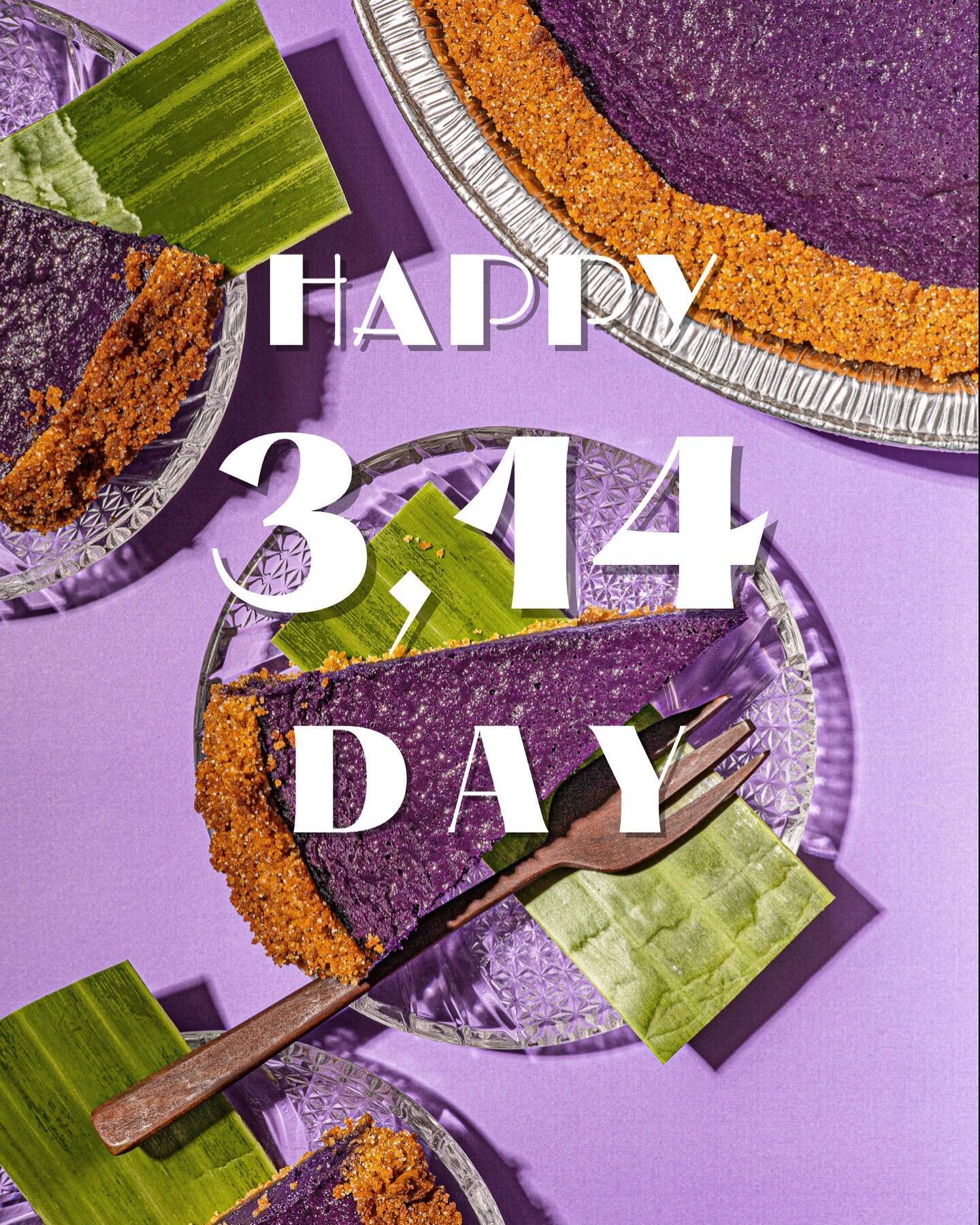Celebrate Pi Day on 3&bull;14 with #BayAreaFilipinoPies! We&rsquo;re bringing you our bestsellers; Calamansi, Ube, Turon and Pandan Macapuno. 

Available for Oakland (11am to 1pm) and SF (3:30pm to 5:30pm) pickup on Sunday, 3&bull;13. 

Preorder your