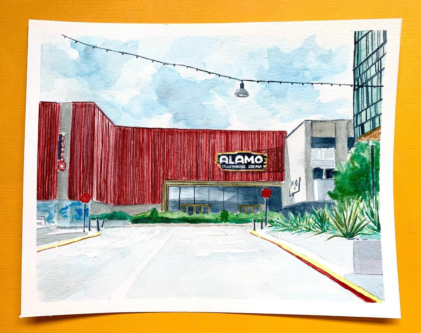 Before the pandemic, something I loved to do was go to the movies by myself. I would sneak in a coffee and bring a blanket and just sit ☺️ very excited to start this tradition with @drafthouse and myself again! 🎥
