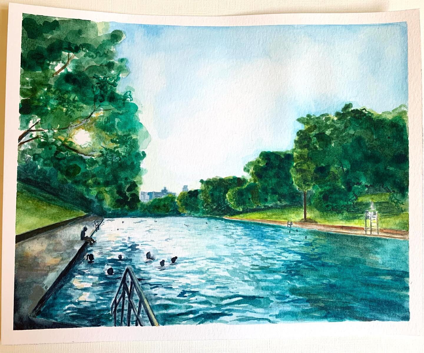 Barton Springs... wow what a place! Did you know this is where the concept of Coloring Austin was born a little over 2 years ago?!Throughout my childhood and adult life, I&rsquo;ve always found myself back here. Whether it be with friends in high sch