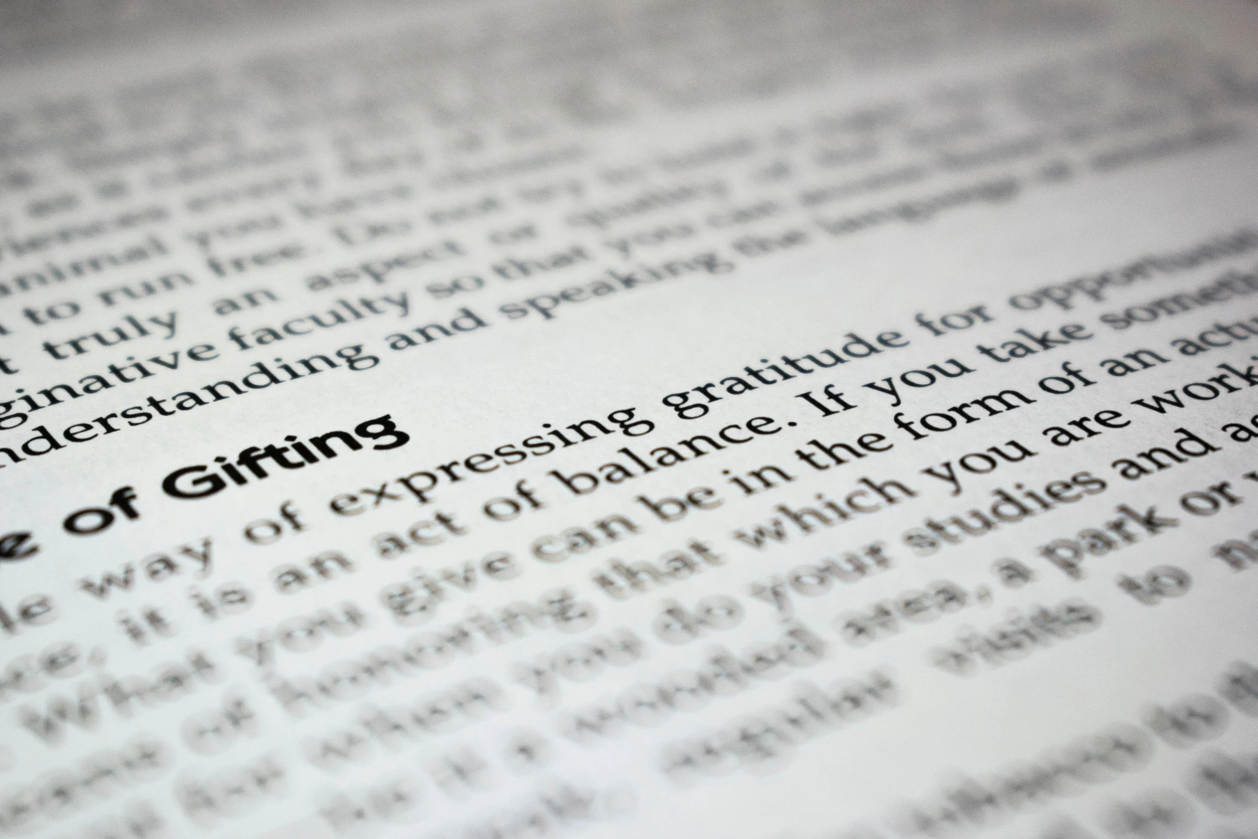 Practicing gratitude