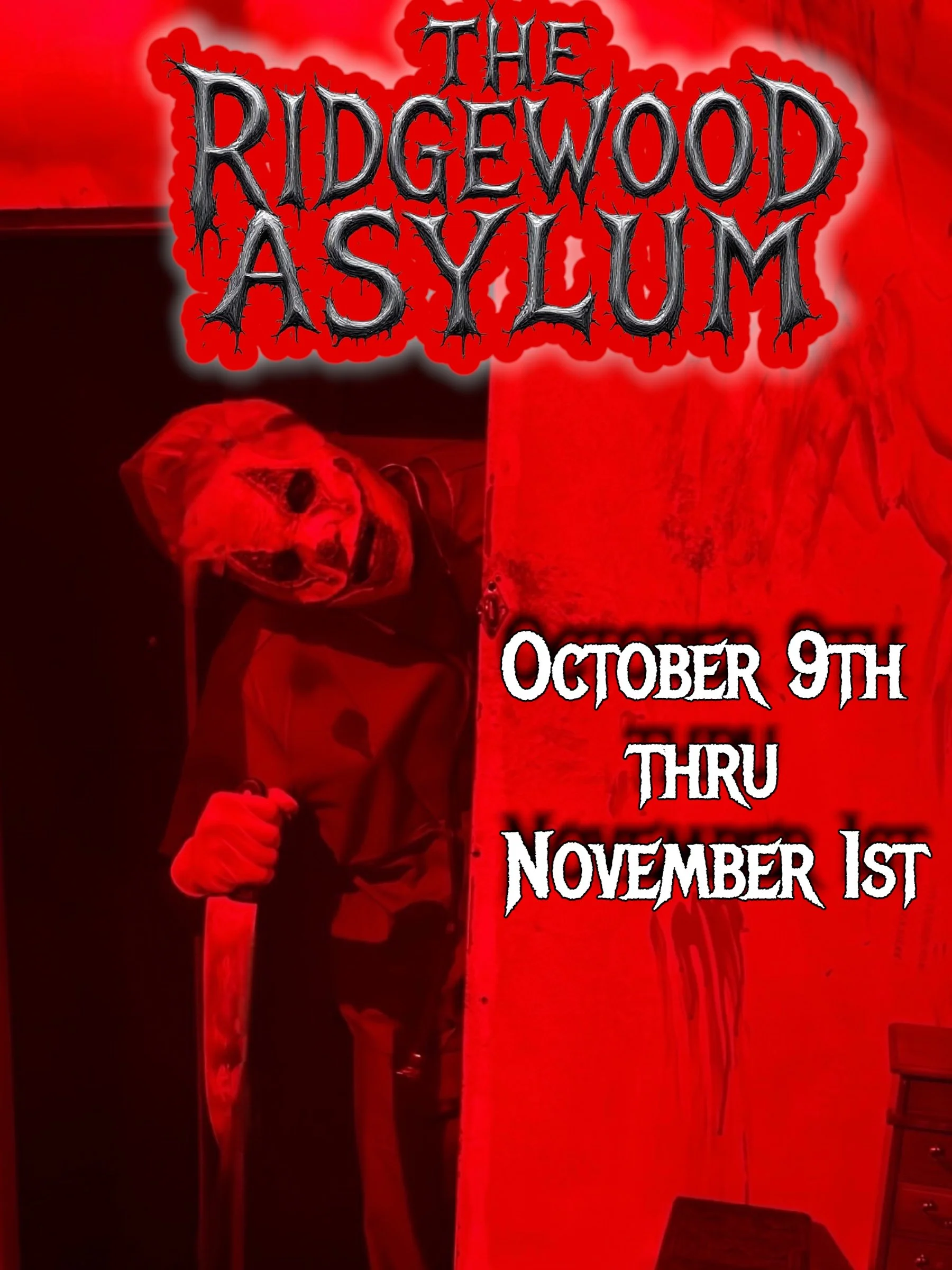 Ridgewood Asylum NYC Haunted House Halloween 2026