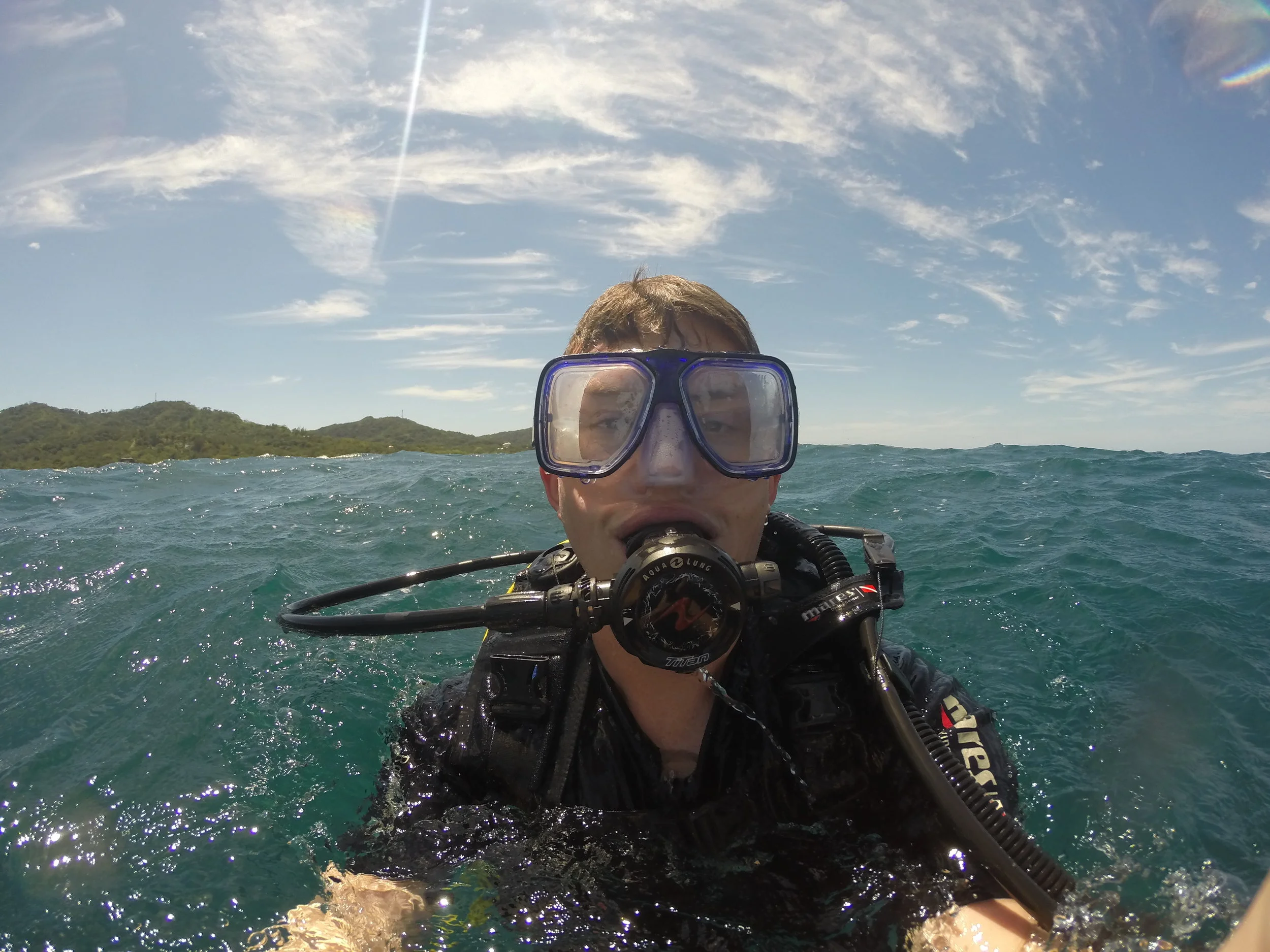 Scuba Diving in Roatán, Honduras, 2016
