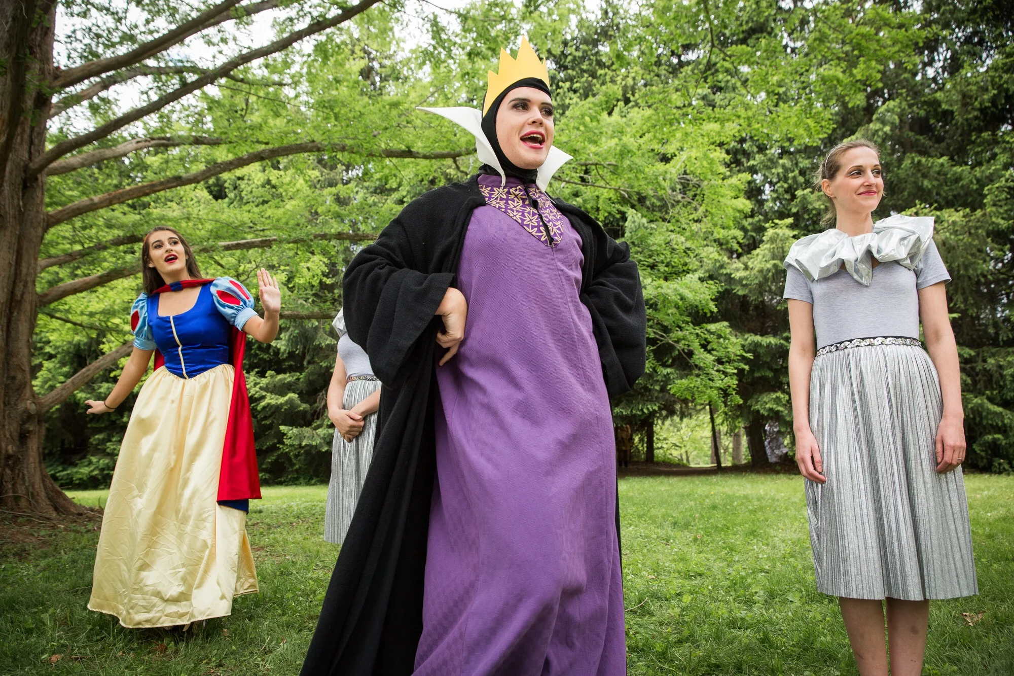 As the Evil Queen at Theater in the Open, 2017