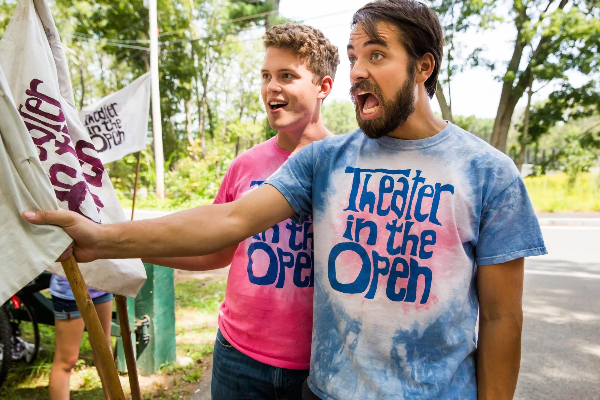 With Artistic Director Edward Speck of Theater in the Open, 2017