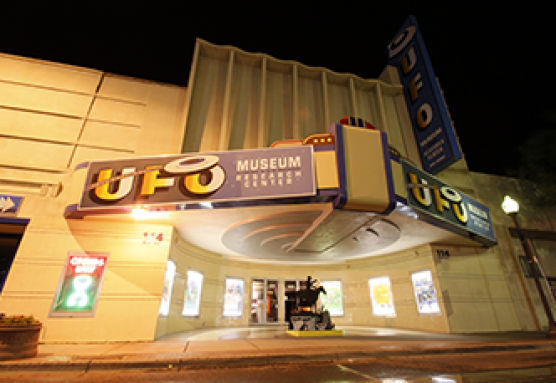 Downtown - world-famous ufo museum
