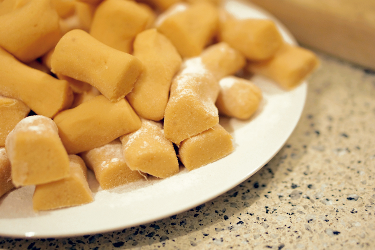 Sweet potato gnocchi (gluten-free)