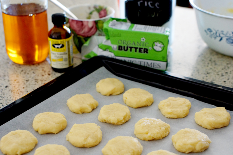Vanilla shortbread bikkies