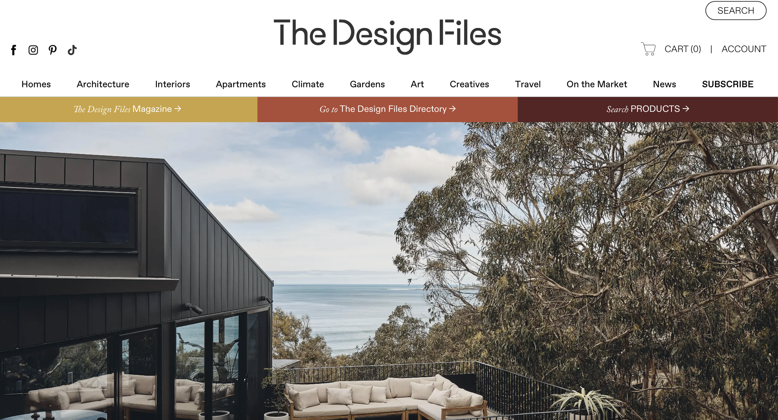 The Design Files: A Daring 4-Level House, Located Where The Bush Meets The Sea