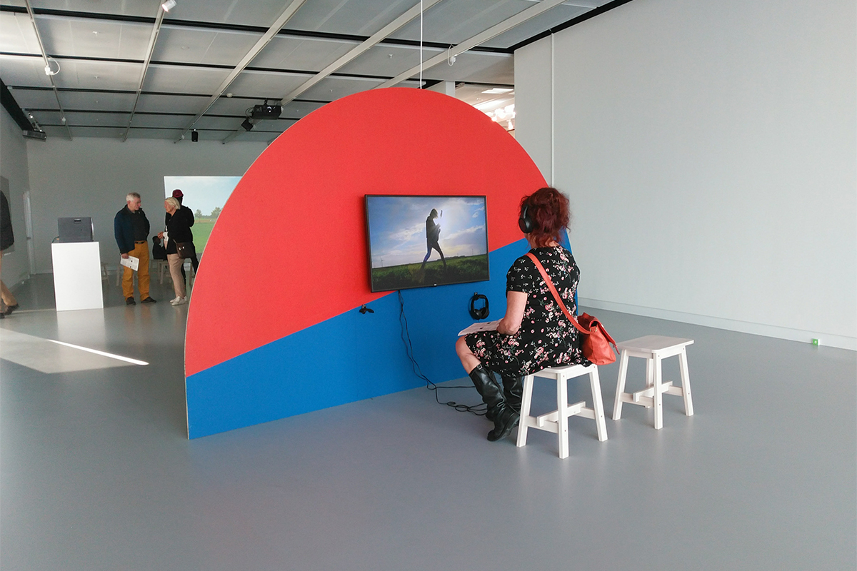 Installation view at KAF Almere during the exhibition Once more, with feeling (2017) Photos: Geert van der Wijk