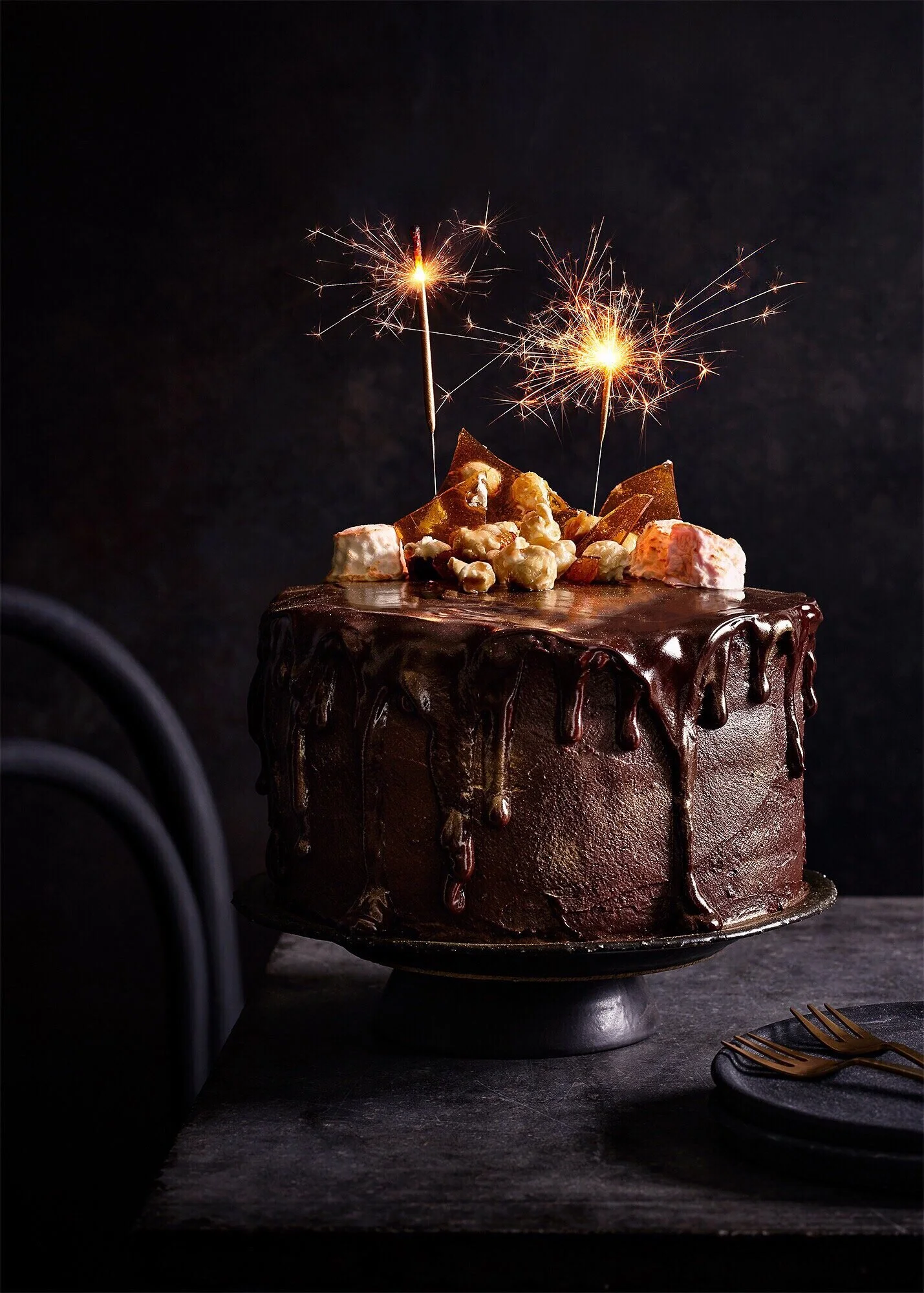  Bonfire celebration cake, london food stylist 