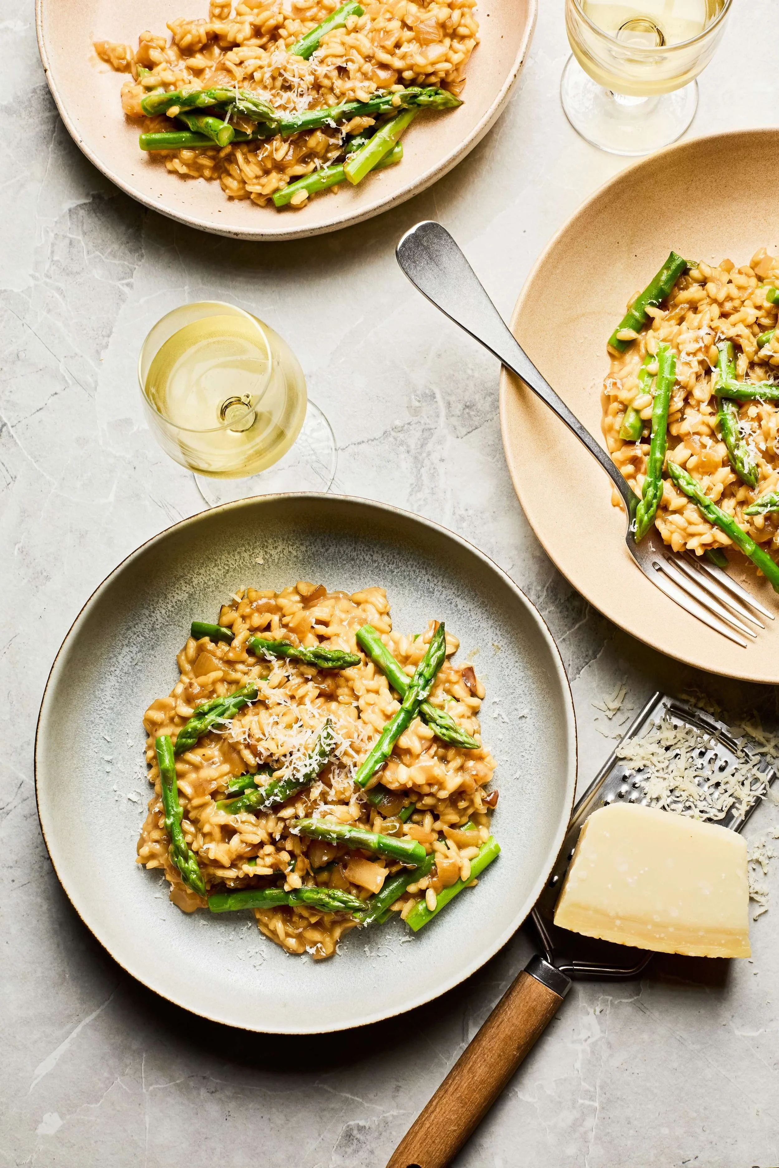  Asparagus risotto, london food stylist 