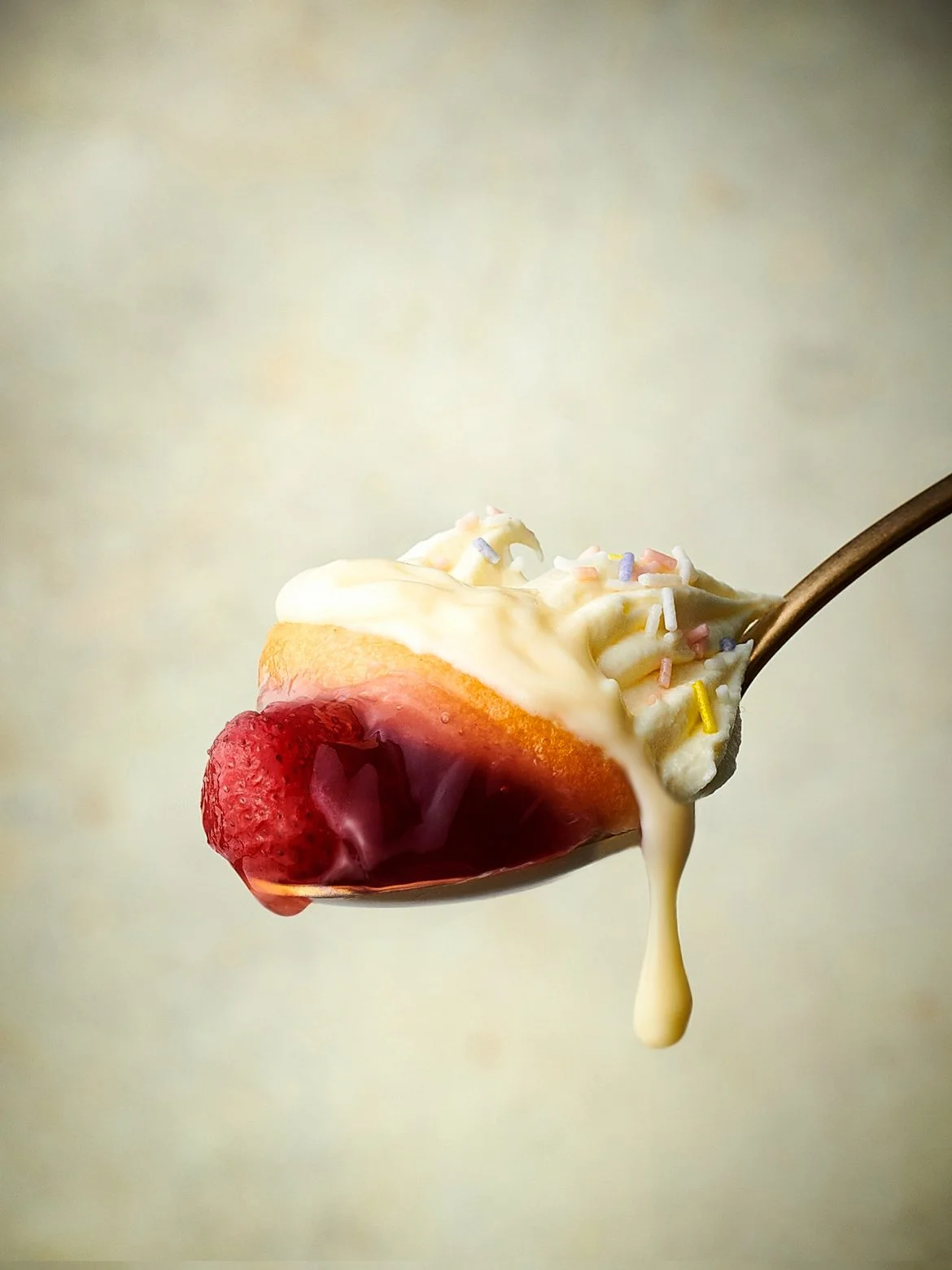  Dessert spoon trifle london food stylist  