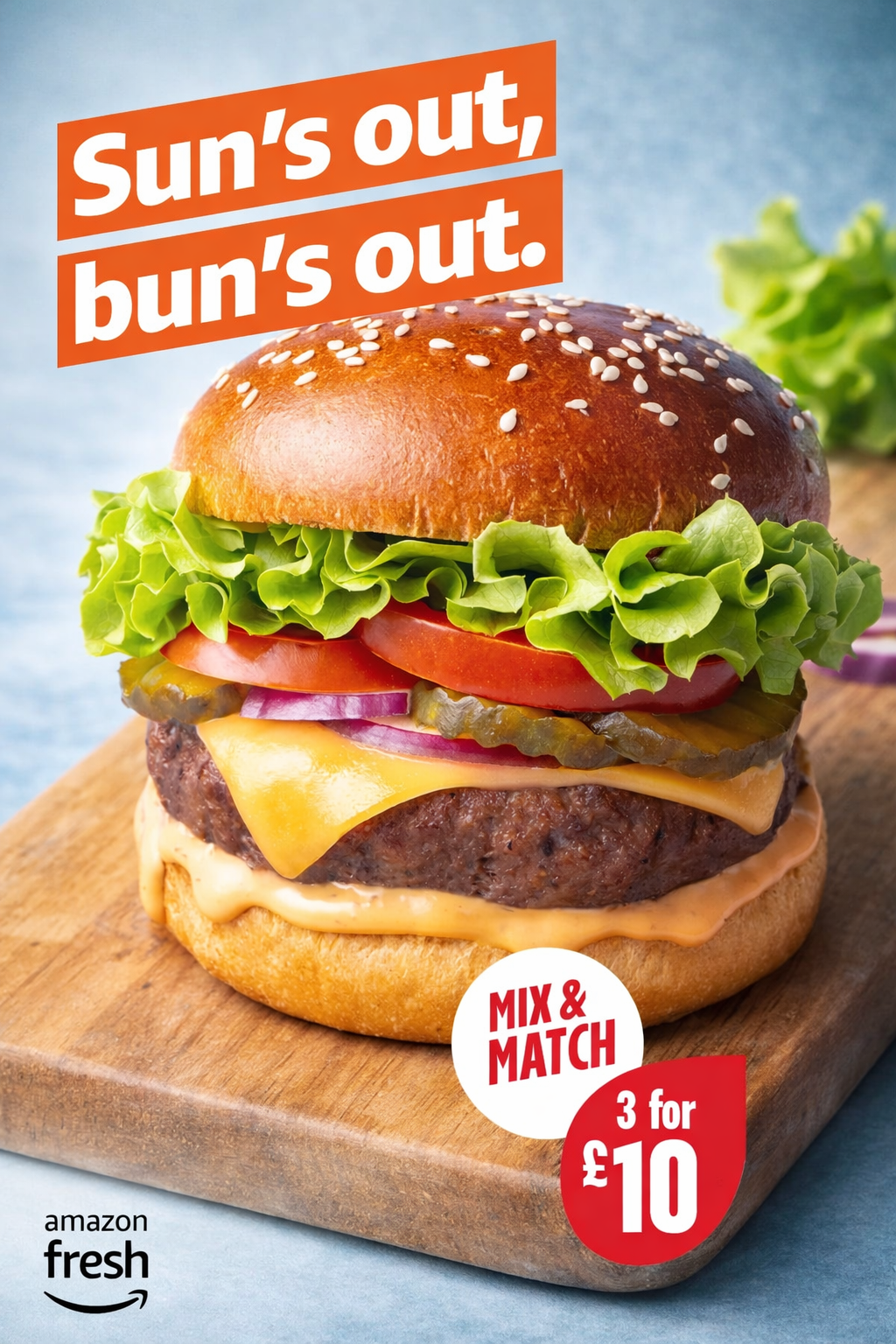  Burger food styling London 