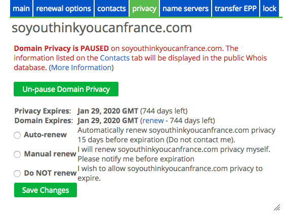 Pause Privacy to continue with domain transfer.png