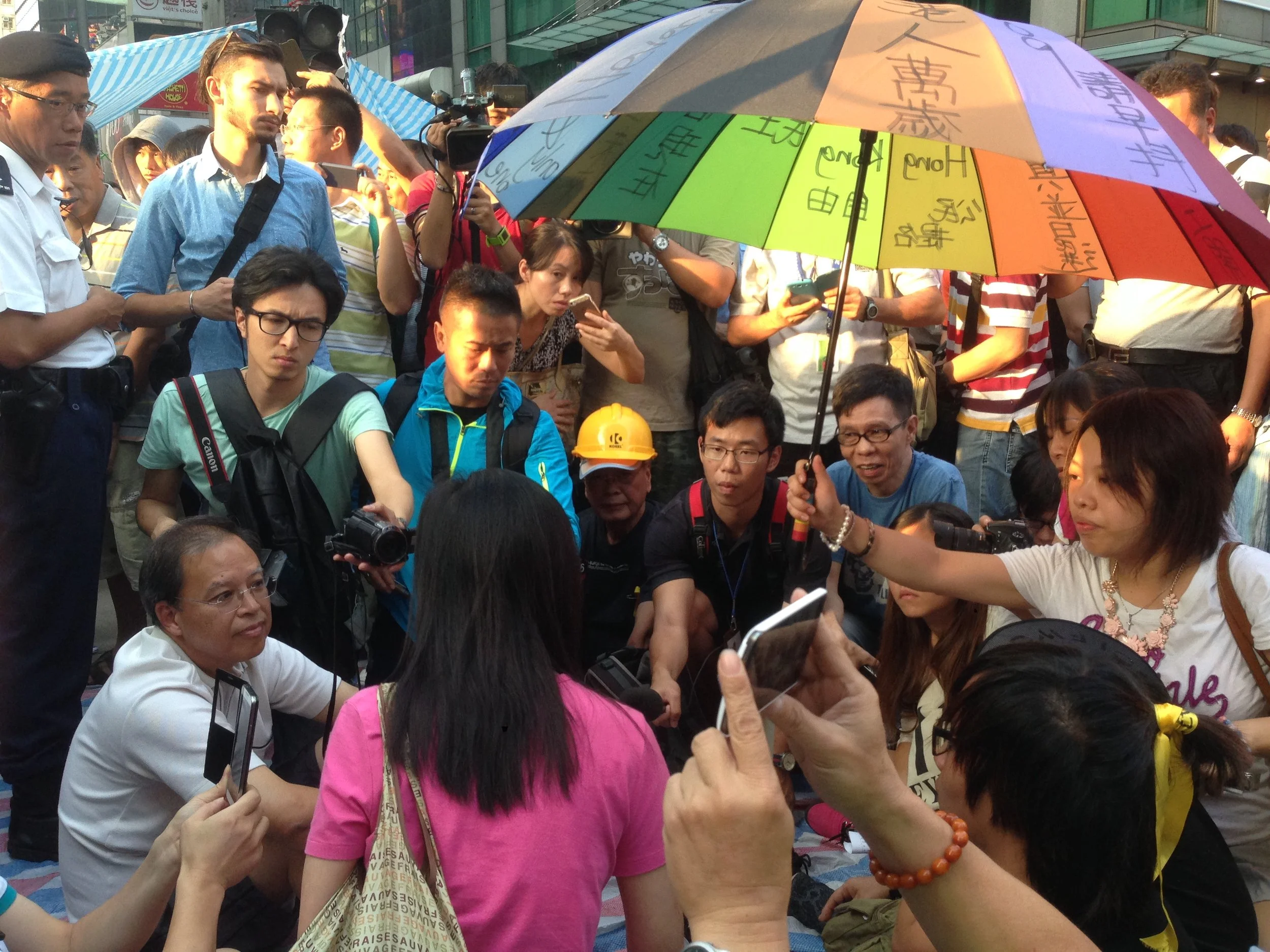 Sharing on Nathan Road