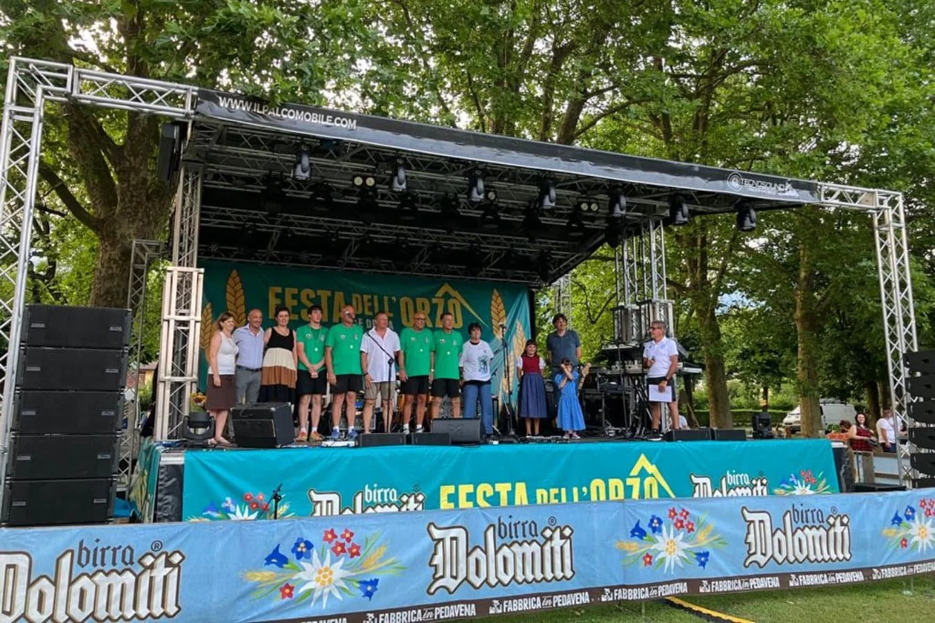 Palco mobile professionale per festival, manifestazioni ed eventi pubblici