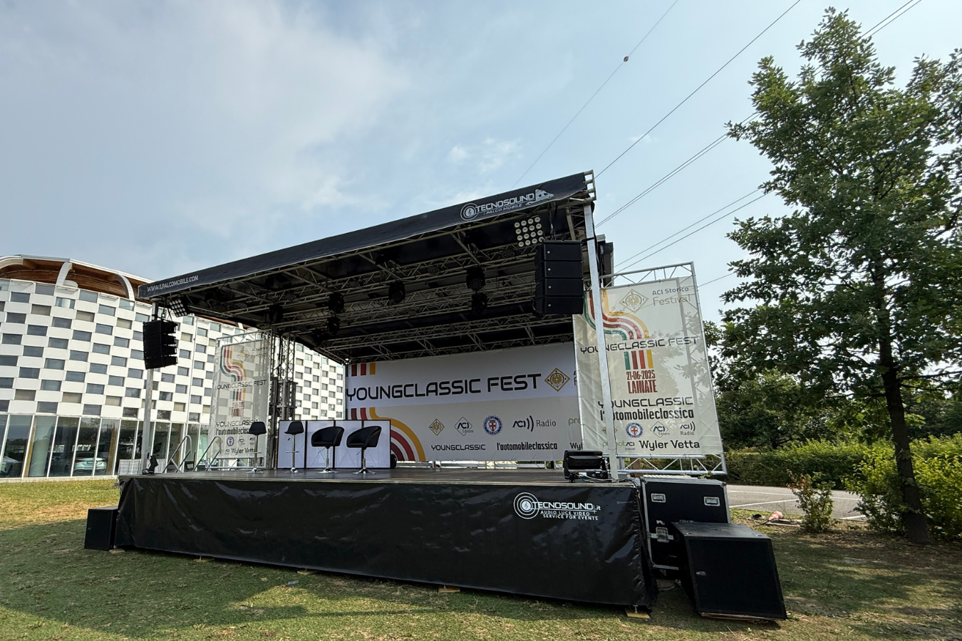 Palco mobile Tecnosound configurazione completa