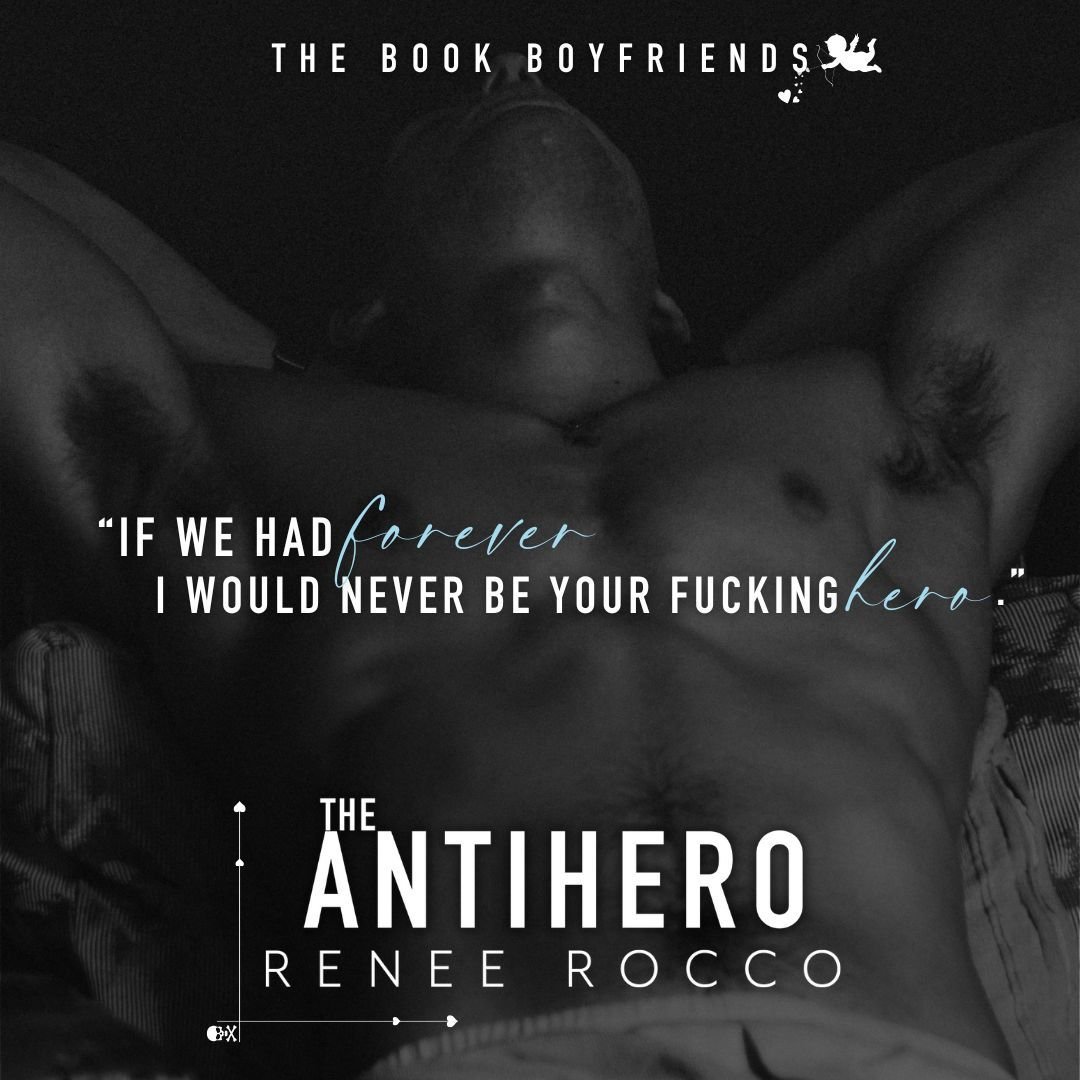 Charlotte Mallory never expected an impulsive right swipe on a build-a-book-boyfriend app would bring 'The Antihero' to her door.

ARC SIGN UP: https://tinyurl.com/arc-antihero
AMAZON: https://tinyurl.com/theantihero
PUB DATE: June 2024

Charlotte Ma