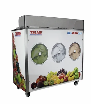 Gelshow 2 x 3, 4 x 3 They are multisectoral gelato makers directed to different activities: catering, cake and pastry shops and all those activities offering fresh-made gelato as a complementary product.