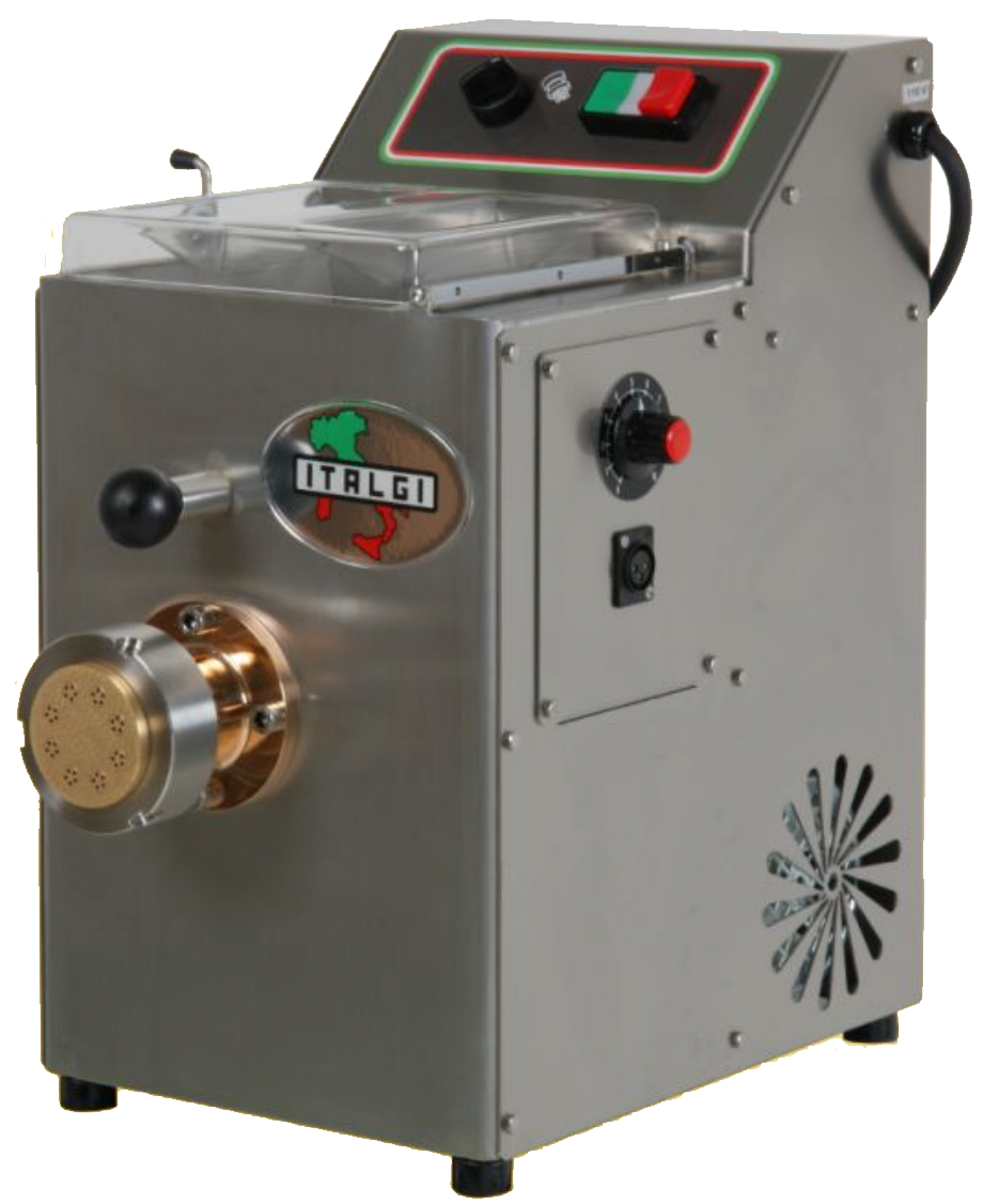 Micra Pasta machine (Pasta extruder) Hourly production: 3 Kg