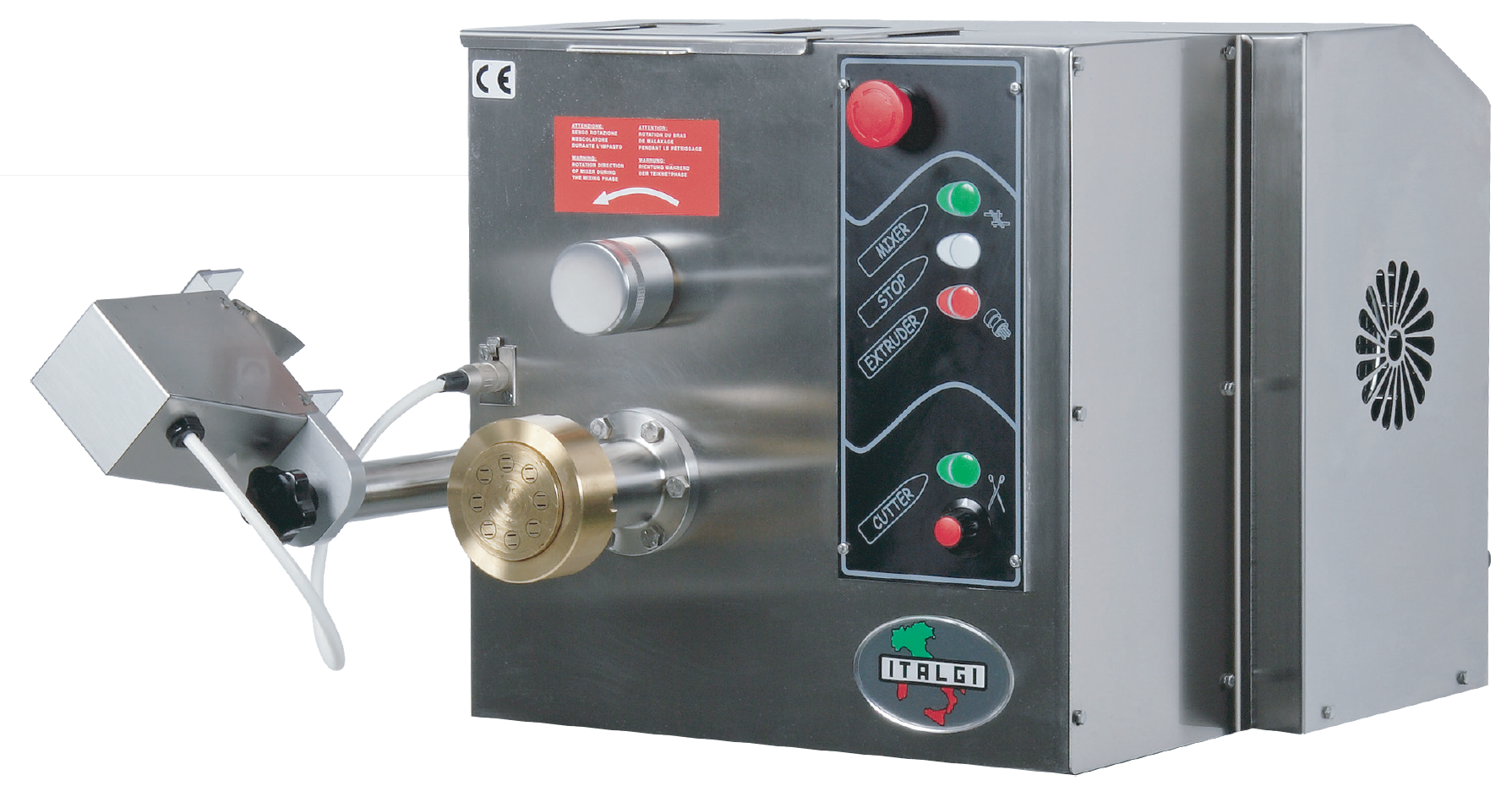 Estro Pasta machine (Pasta extruder) Hourly production: 10 Kg