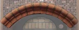 Tuscan Terracotta Frontal Arch