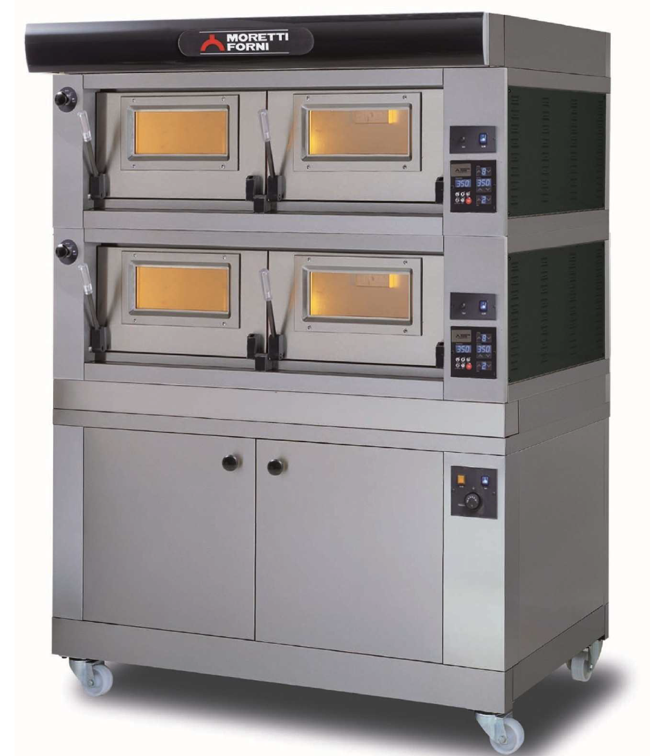 P120E 120 CM WIDE DOUBLE-DOOR WITH ELECTRONIC CONTROL Available in 3 Sizes and in 1, 2 or 3 Decks